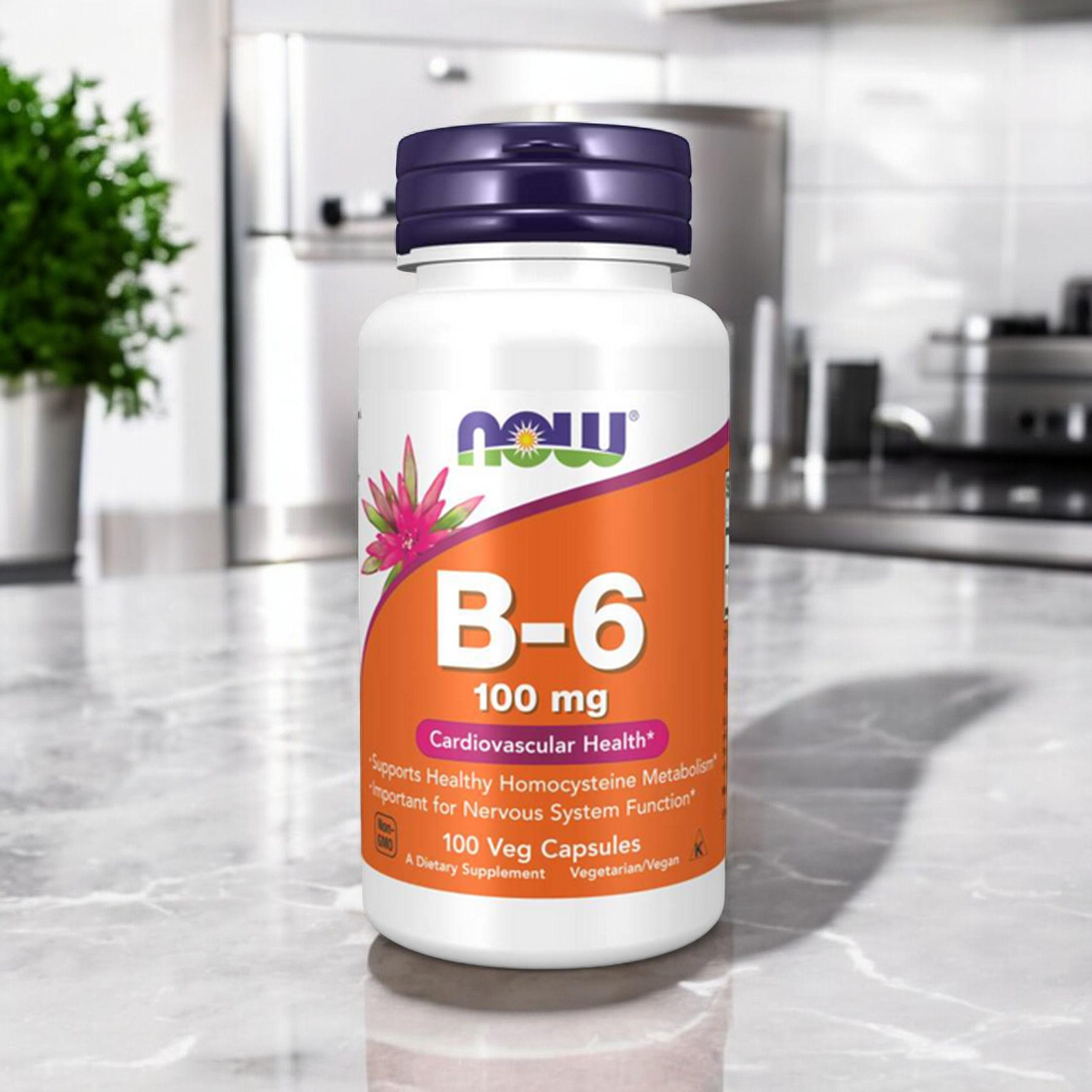 NOW Vitamin B-6 - 100vcaps