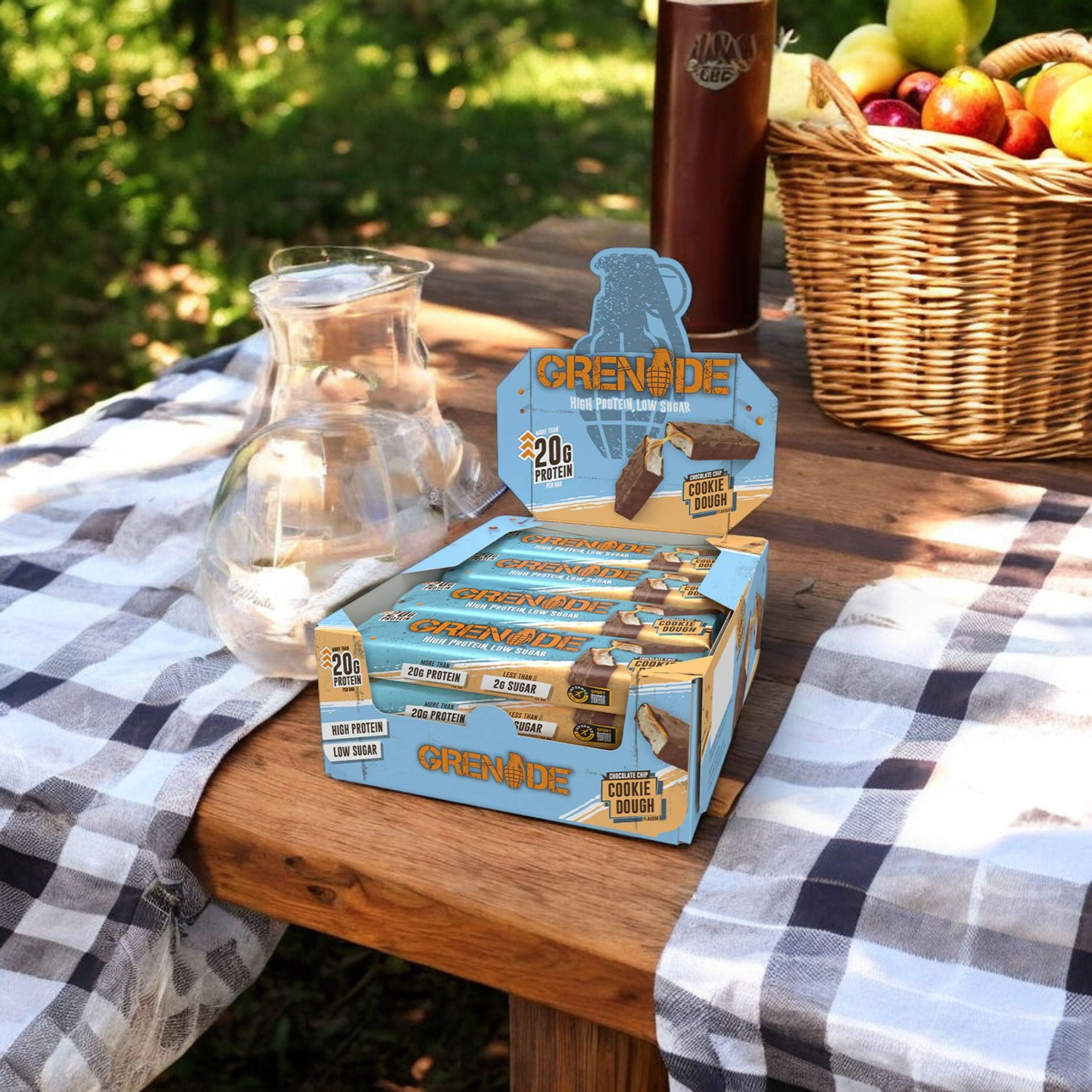 GRENADE - Proteinriegel - 60g x12 - Chocolate Chip Cookie Dough