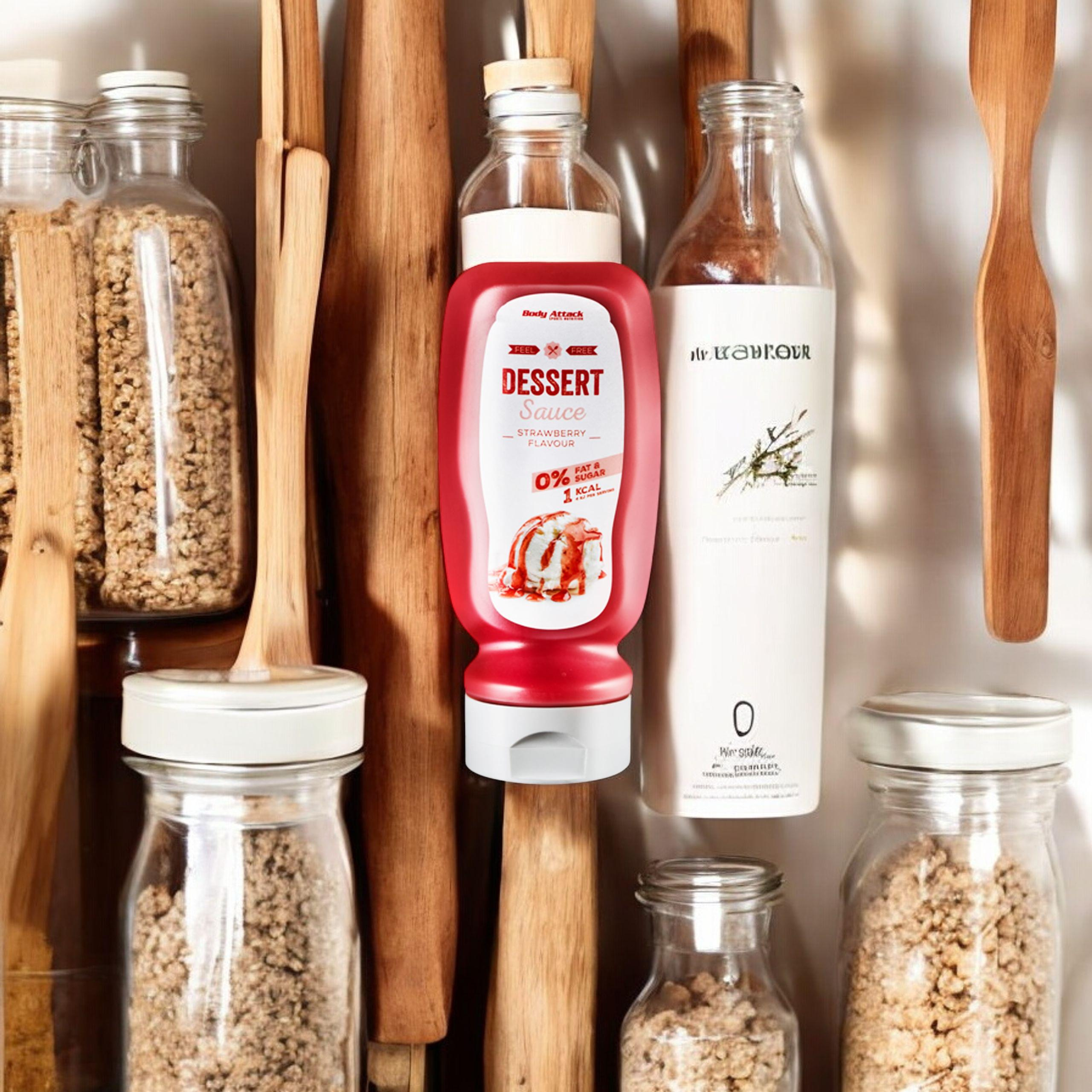 BODY ATTACK Dessert Sauce Erdbeer Geschmack - 320ml