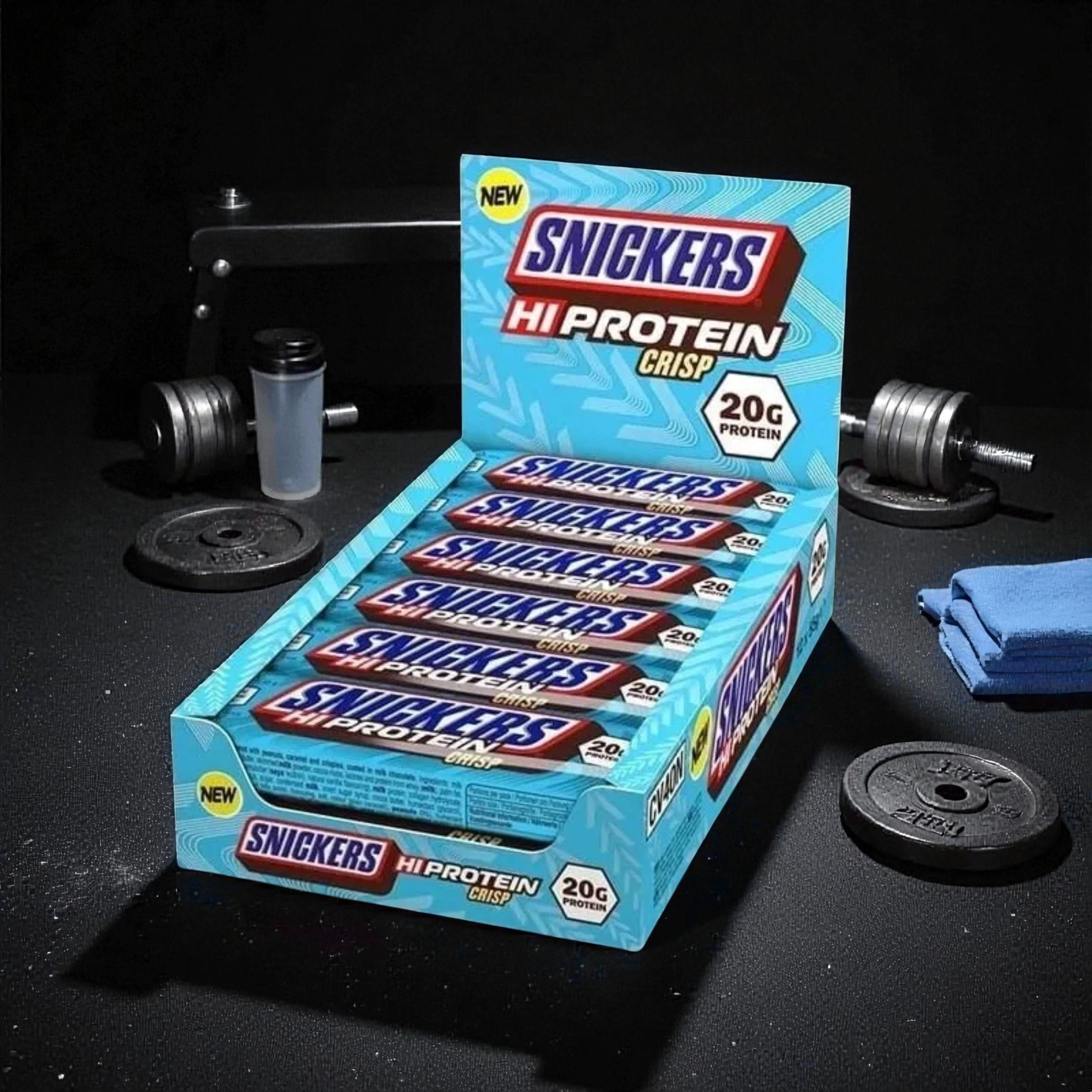 Mars - Riegel Snickers HIProtein Bar - 12x 55g - Crisp