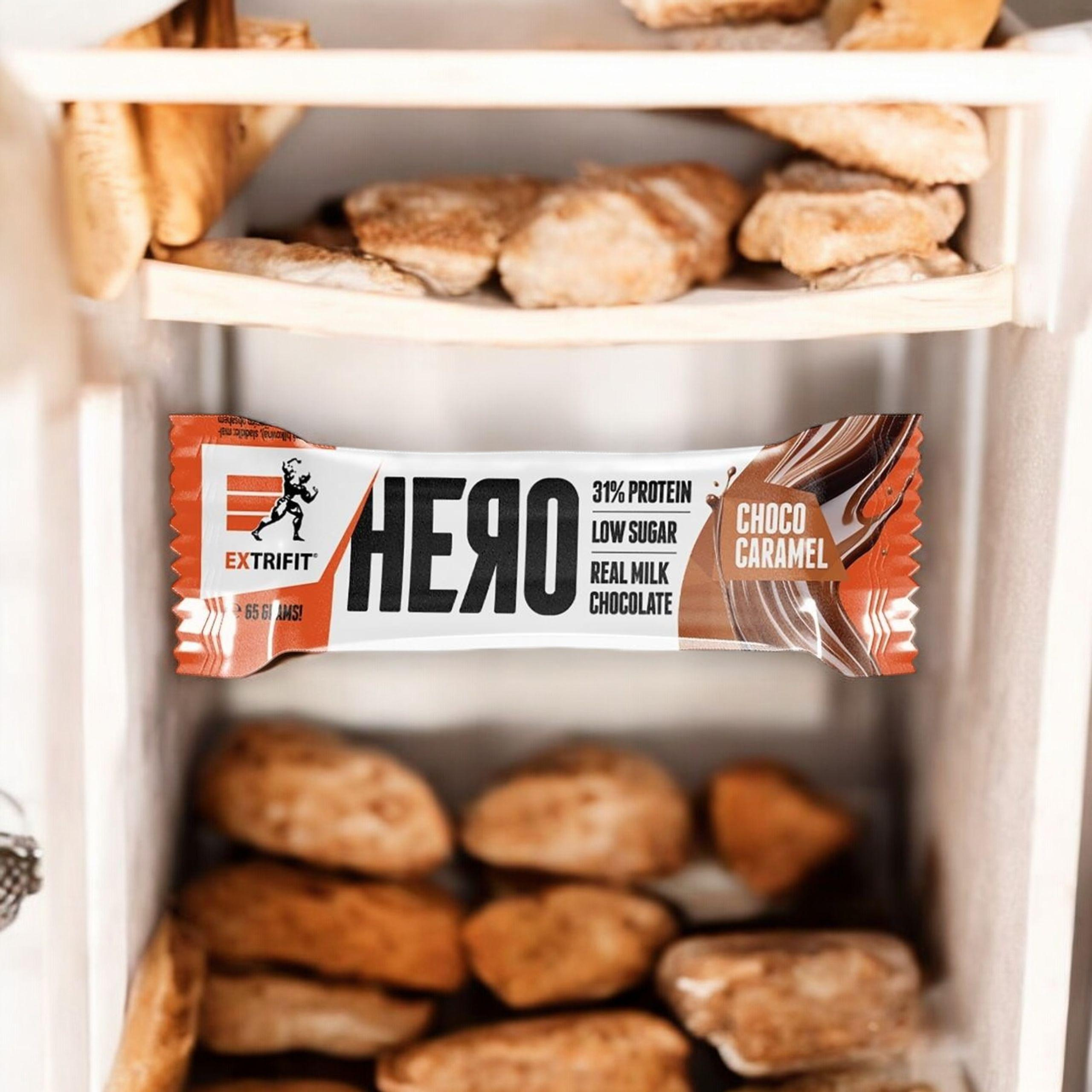 EXTRIFIT - Hero Riegel - 65g - Schokolade Karamell