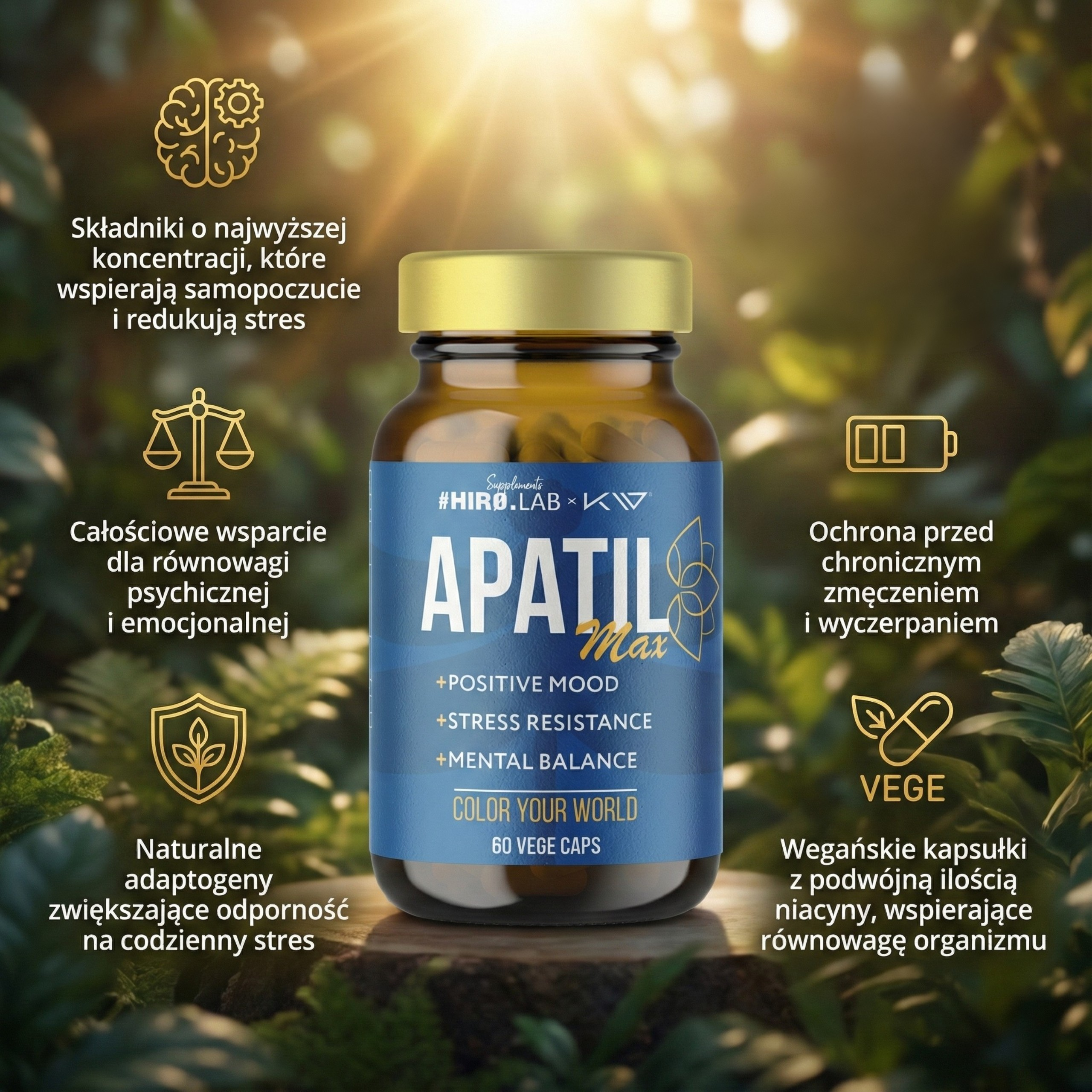 HIRO.LAB x Kamila Wybrańczyk Apatil Max - 60vcaps