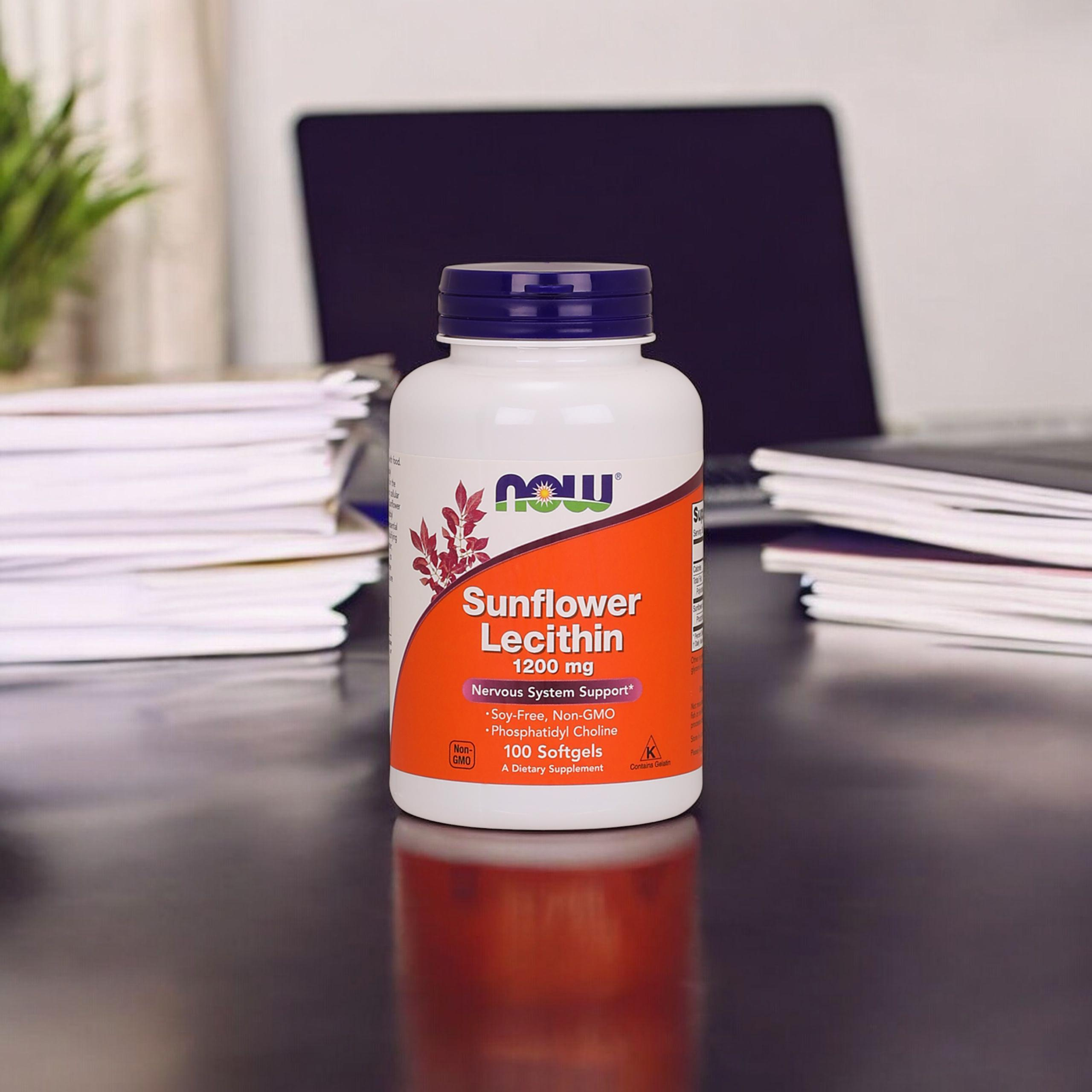 NOW Sunflower Lecithin 1200mg - 100softgels
