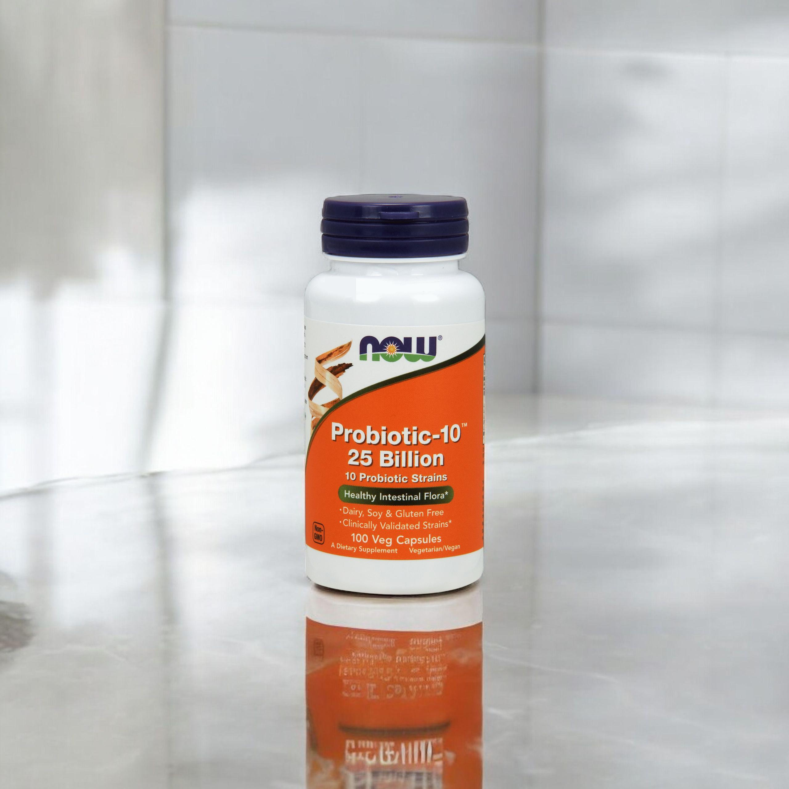 NOW Probiotic-10 25 Billion - 100vegcaps