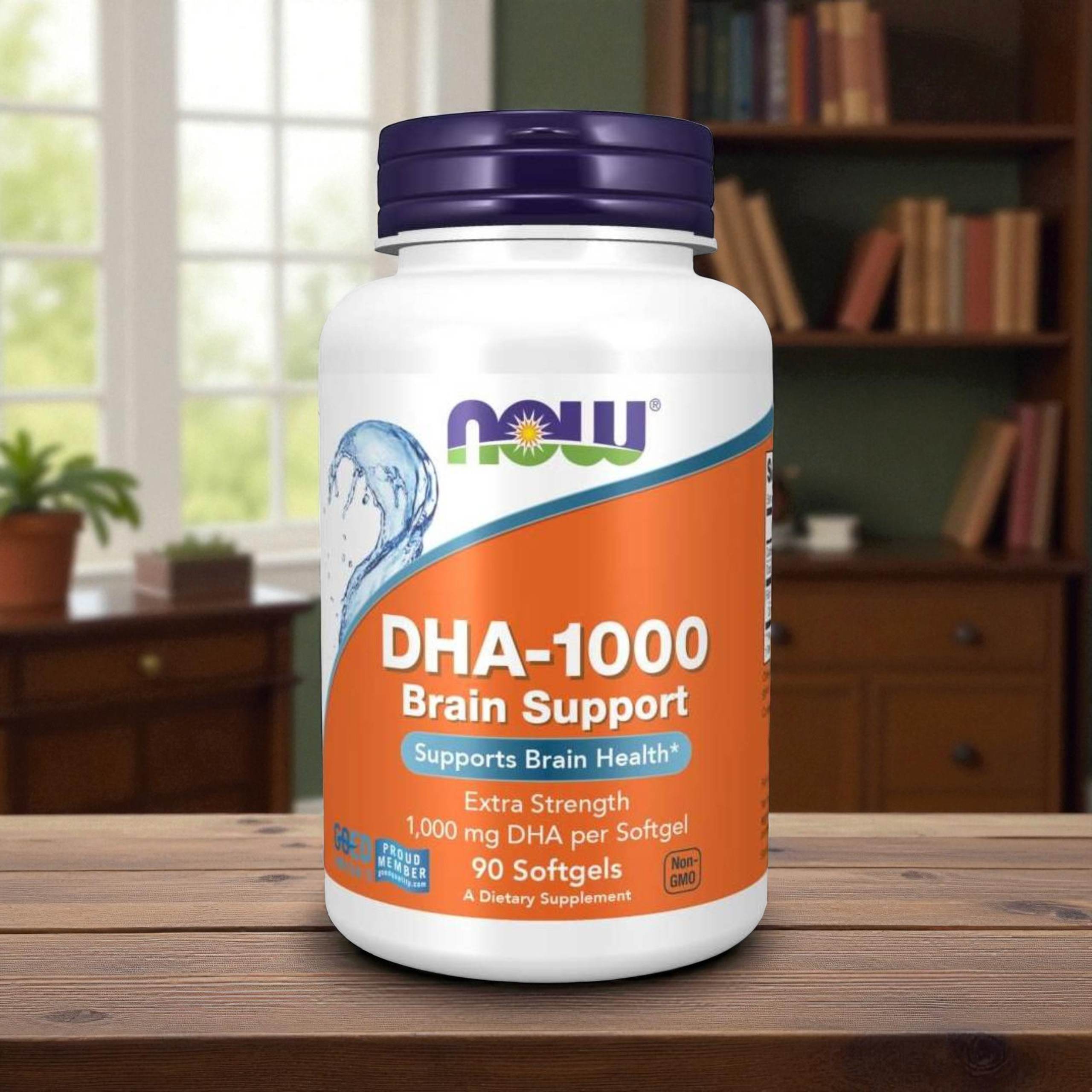 NOW - DHA 1000mg - 90 Weichkapseln