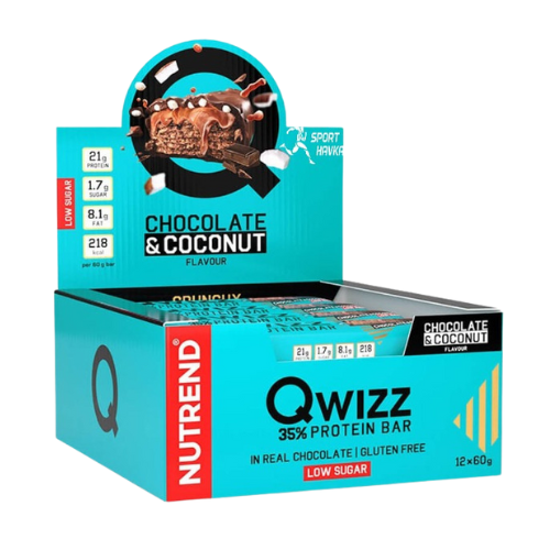 NUTREND - Riegel QWIZZ Protein Bar - 24x 60g 