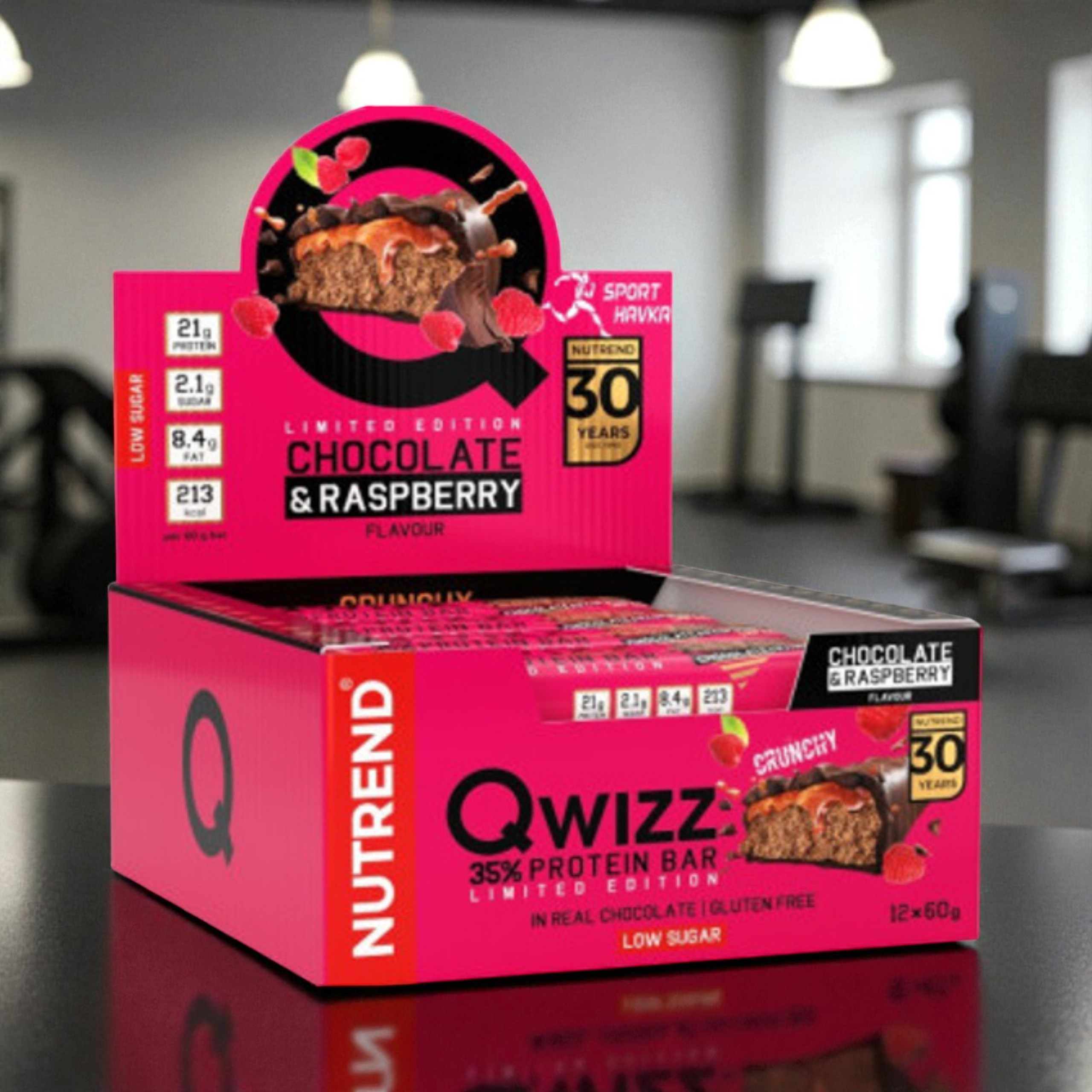 NUTREND - Riegel QWIZZ Protein Bar - 24x  60g 