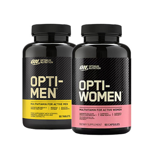 Set: OPTIMUM NUTRITION Opti Men - 90tabs + OPTIMUM NUTRITION Opti Women - 60caps