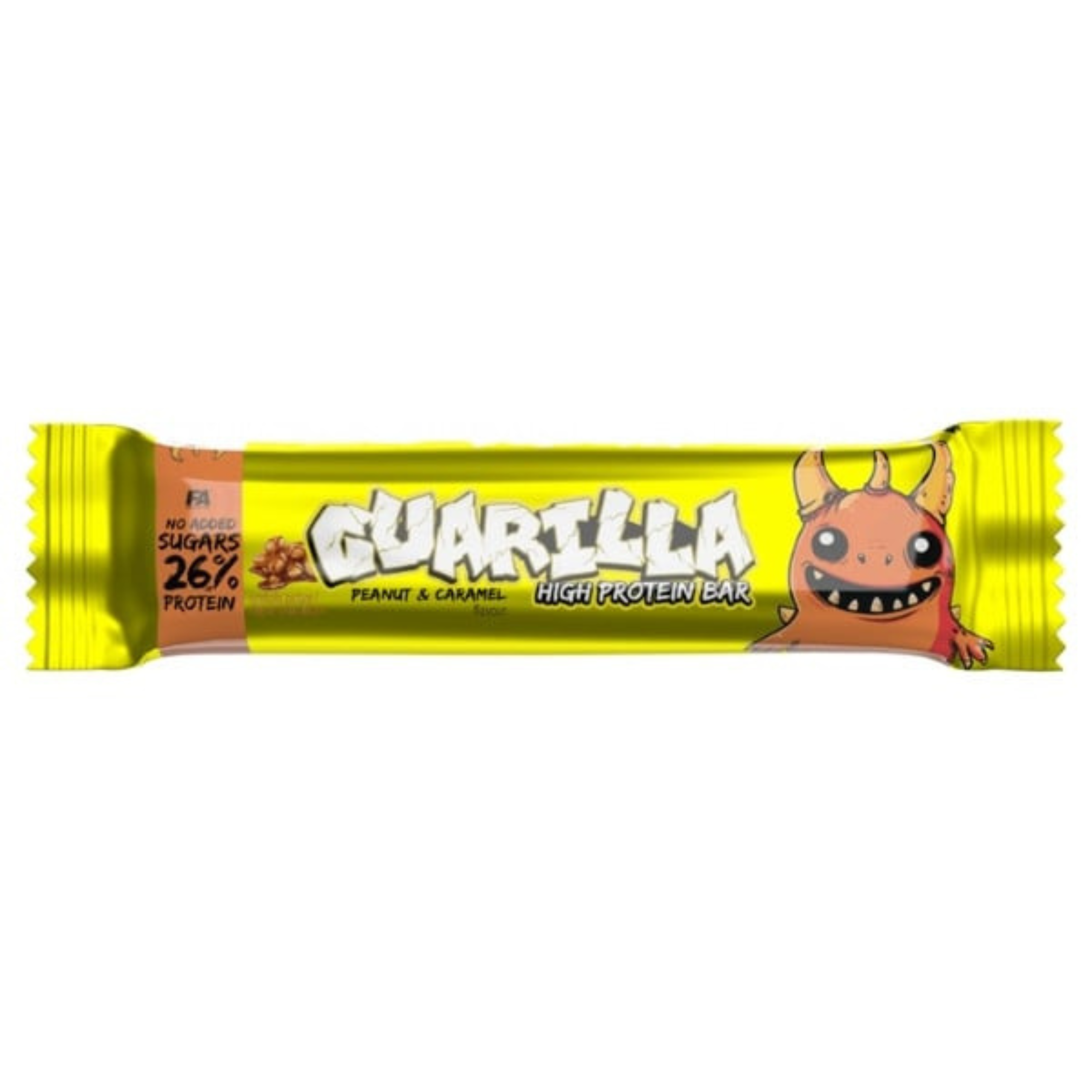 FITNESS AUTHORITY - Guarilla High Protein Bar - 12×49 g - Erdnuss Karamell - AUSVERKAUF - 30-04