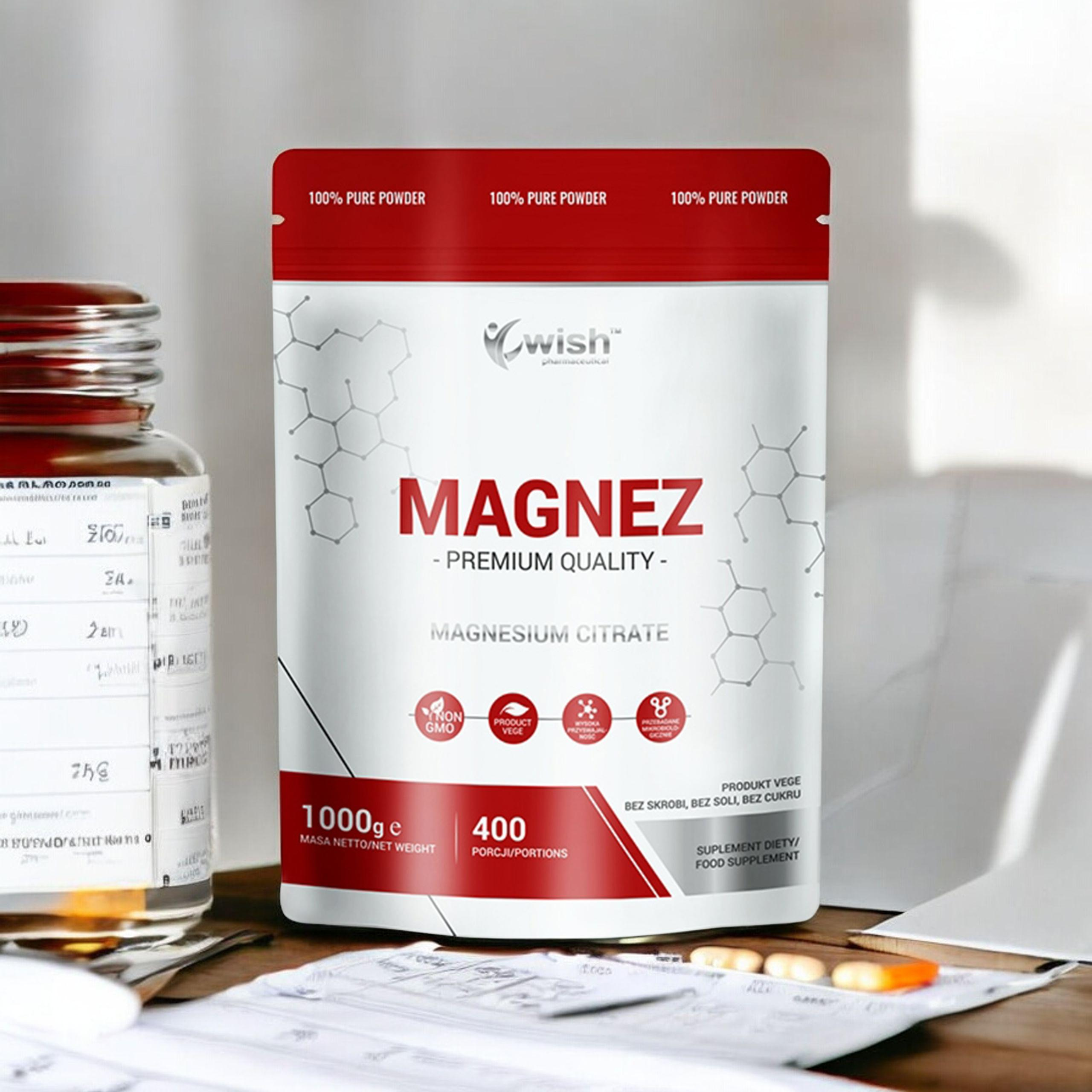 WISH Pharmaceutical Magnesiumcitrat - 1000g