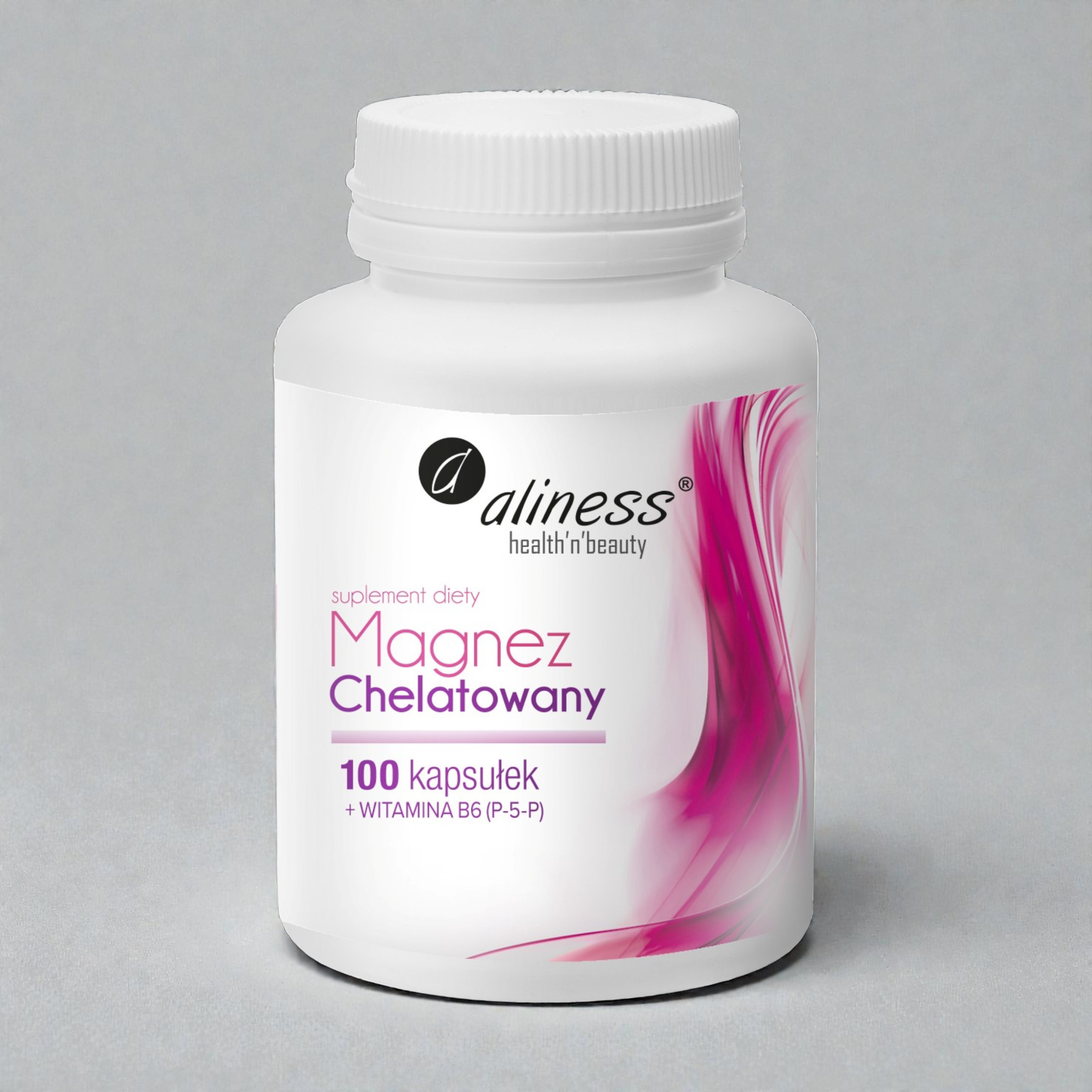 ALINESS - Chelatiertes Magnesium 720mg + B6 (P-5-P) - 100Kaps.