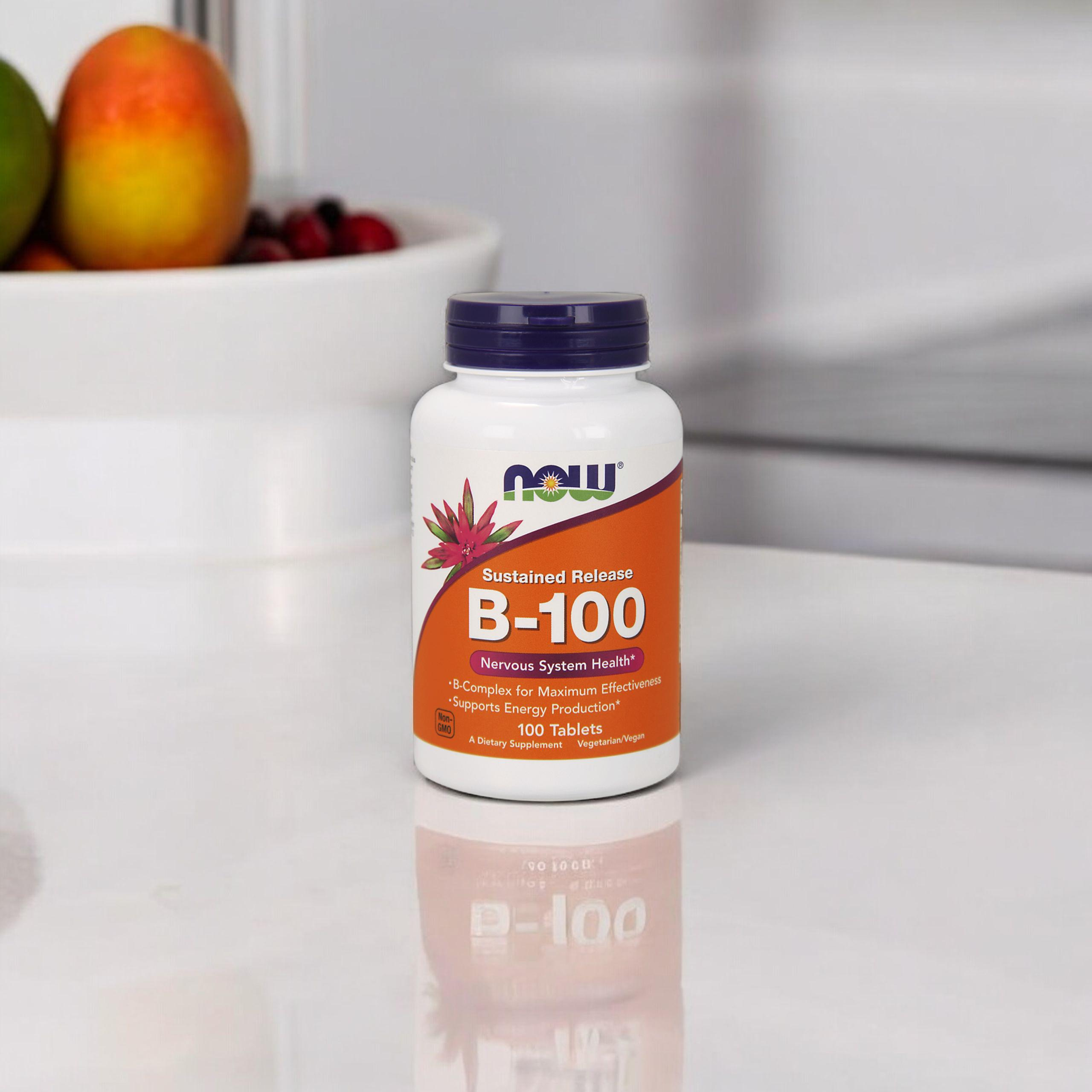 NOW Vitamin B-100 - 100tabs.