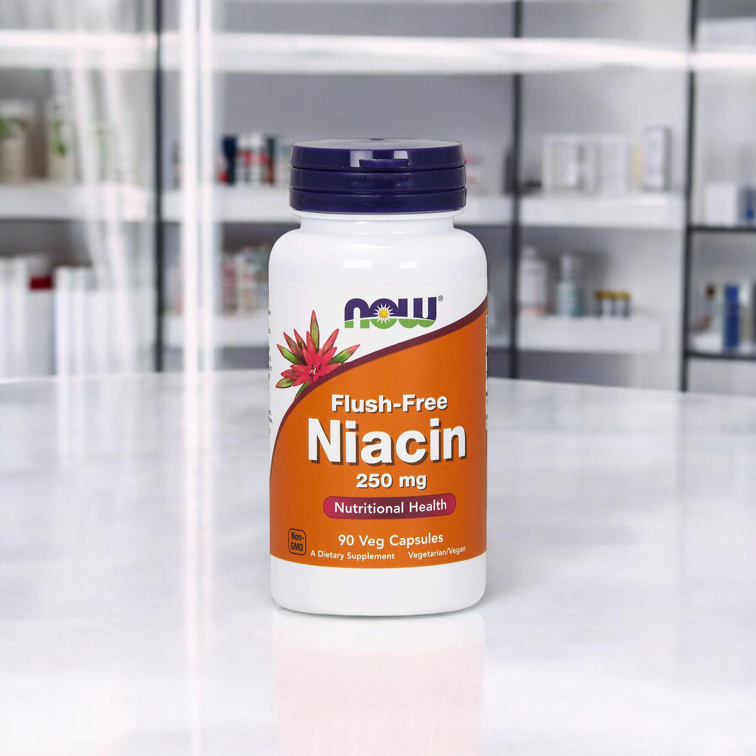 NOW Niacin Flush Free 250mg - 90vcaps