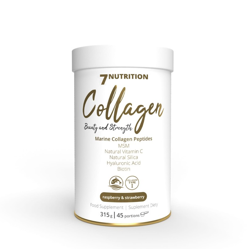 7 NUTRITION - Marine Collagen - 315g - Raspberry Strawberry