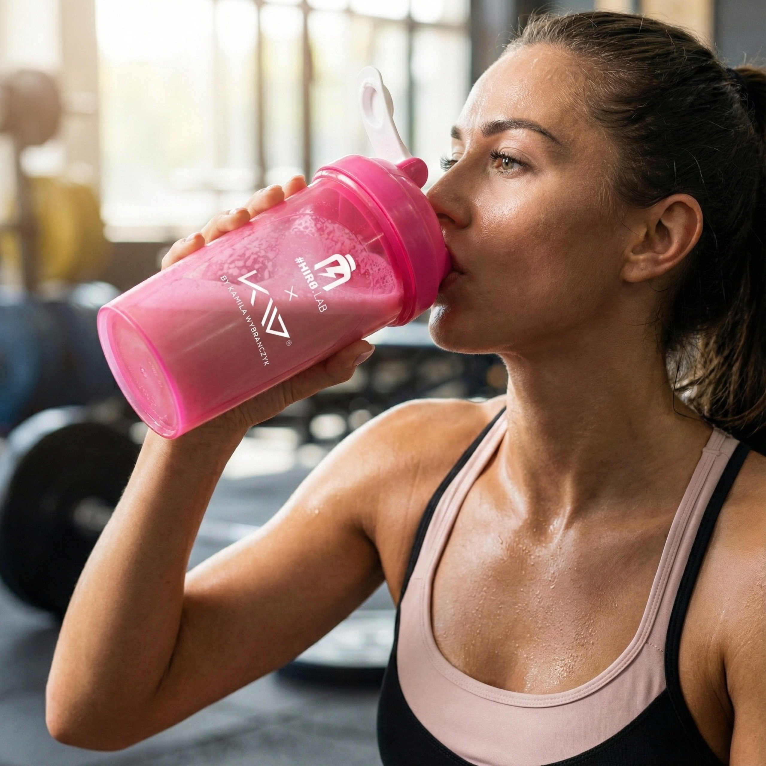 HIRO.LAB - Shaker Kamila Wybrańczyk - 500ml - Pink