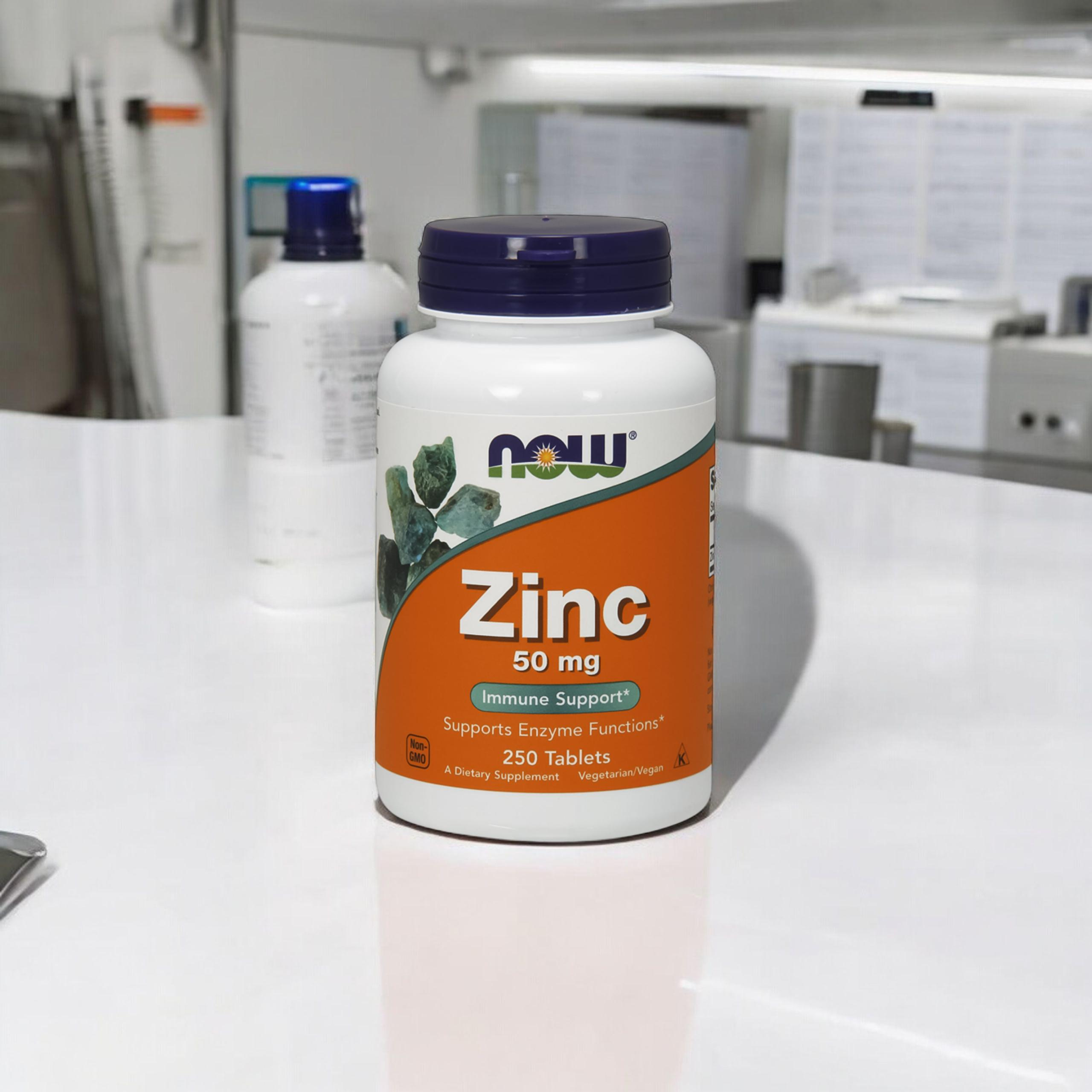 NOW Zinc 50mg - 250tabs