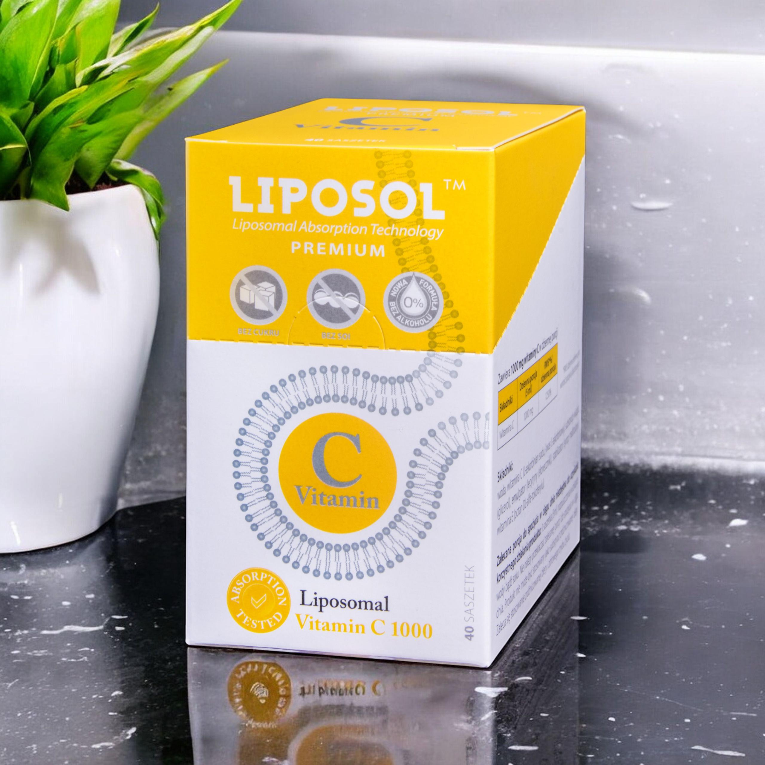 ALINESS Liposol Liposomal Vitamin C 1000 - 40 Beutel
