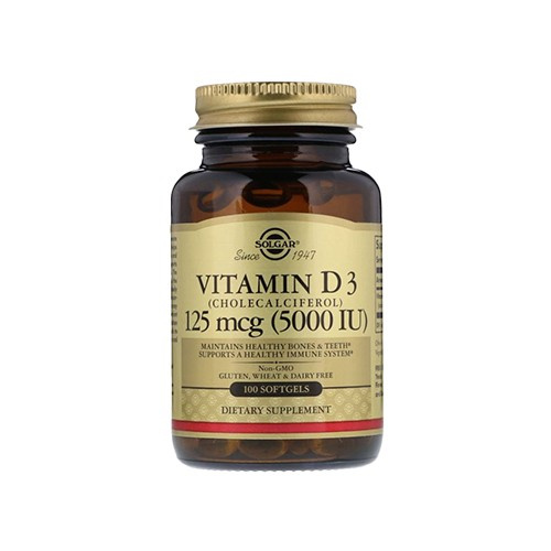 SOLGAR - Vitamin D3 250mcg - 120 Weichkapseln.