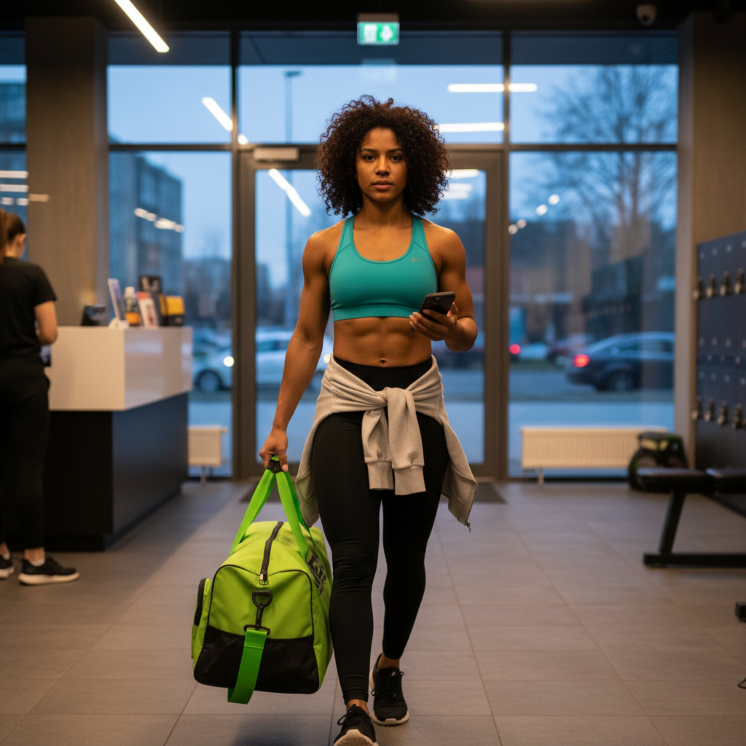 MEX NUTRITION - GymFit Sporttasche - Lime