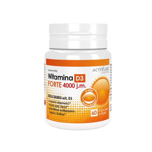 ACTIVLAB Vitamin D3 Forte 4000IU 60softkaps.