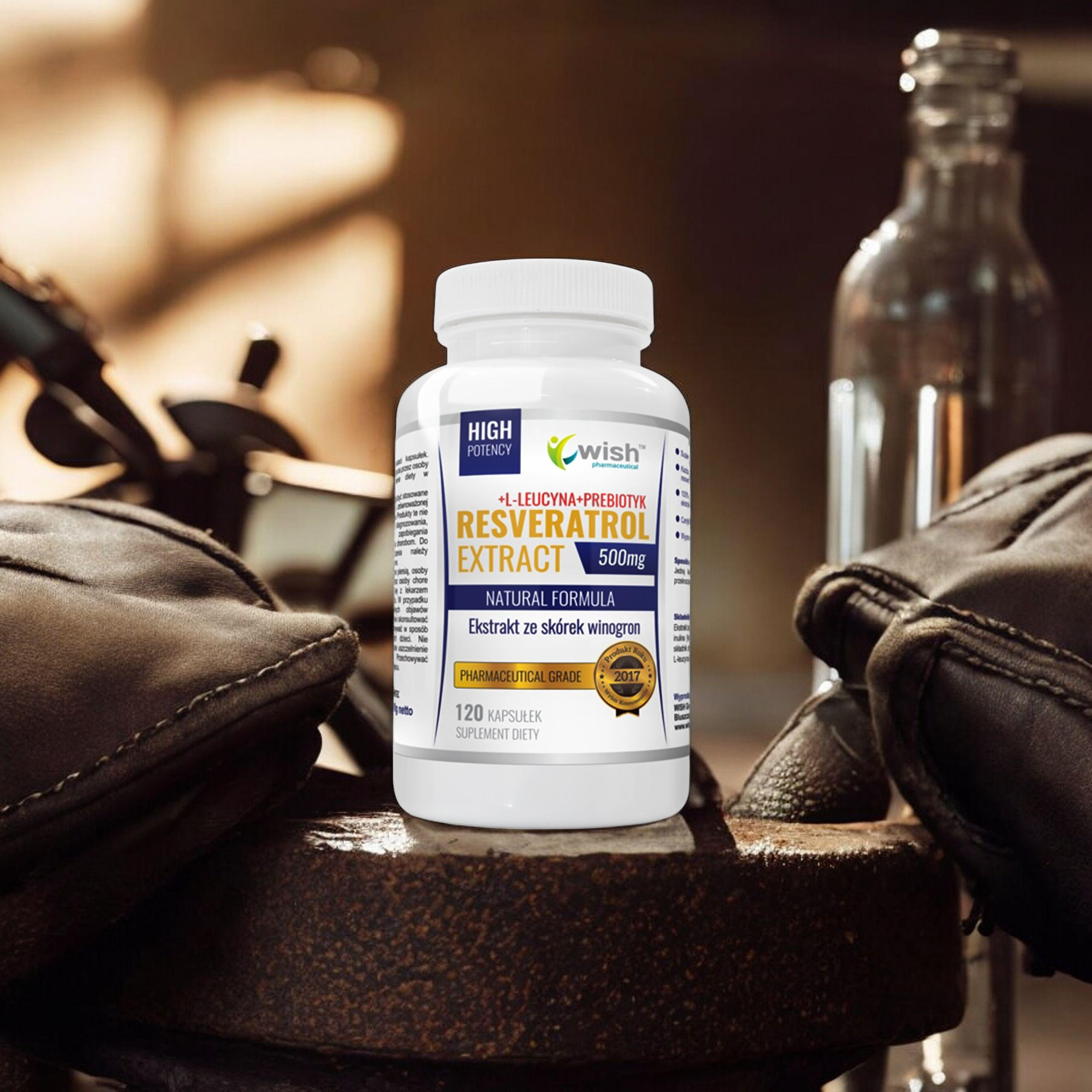 WISH Pharmaceutical Resveratrol Extract 500mg - 120caps