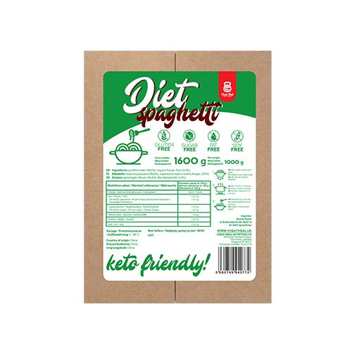 Cheat Meal Nutrition Diet Spaghetti - 1600g (1000g netto) - Konjac-Nudeln