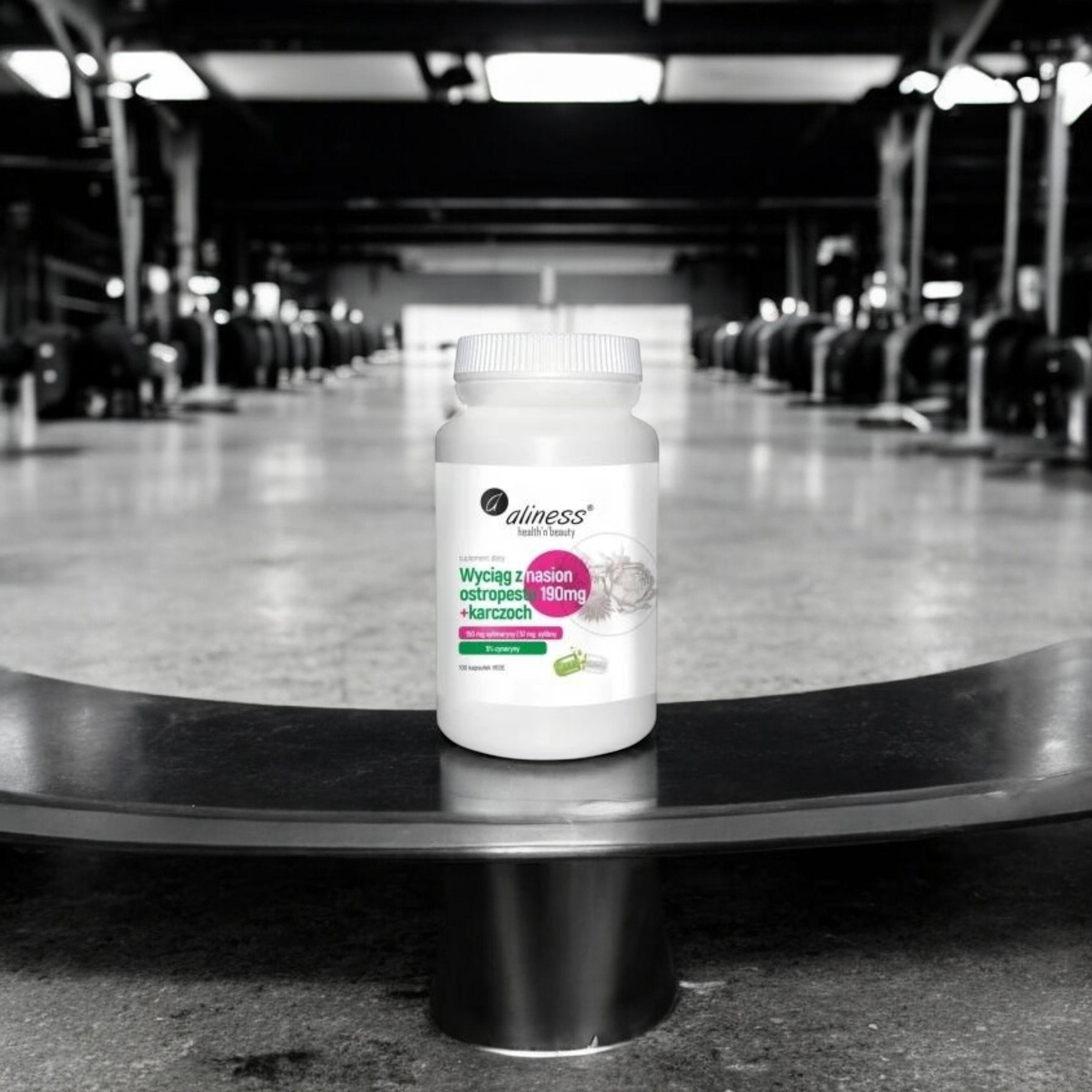 ALINESS - Extrakt aus Mariendistelsamen 190mg + Artischocke - 100Kaps.