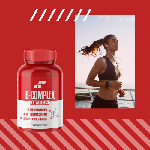 MP NUTRITION Vitamin B-Complex - 100vcaps - Kompleks Vitaminów B