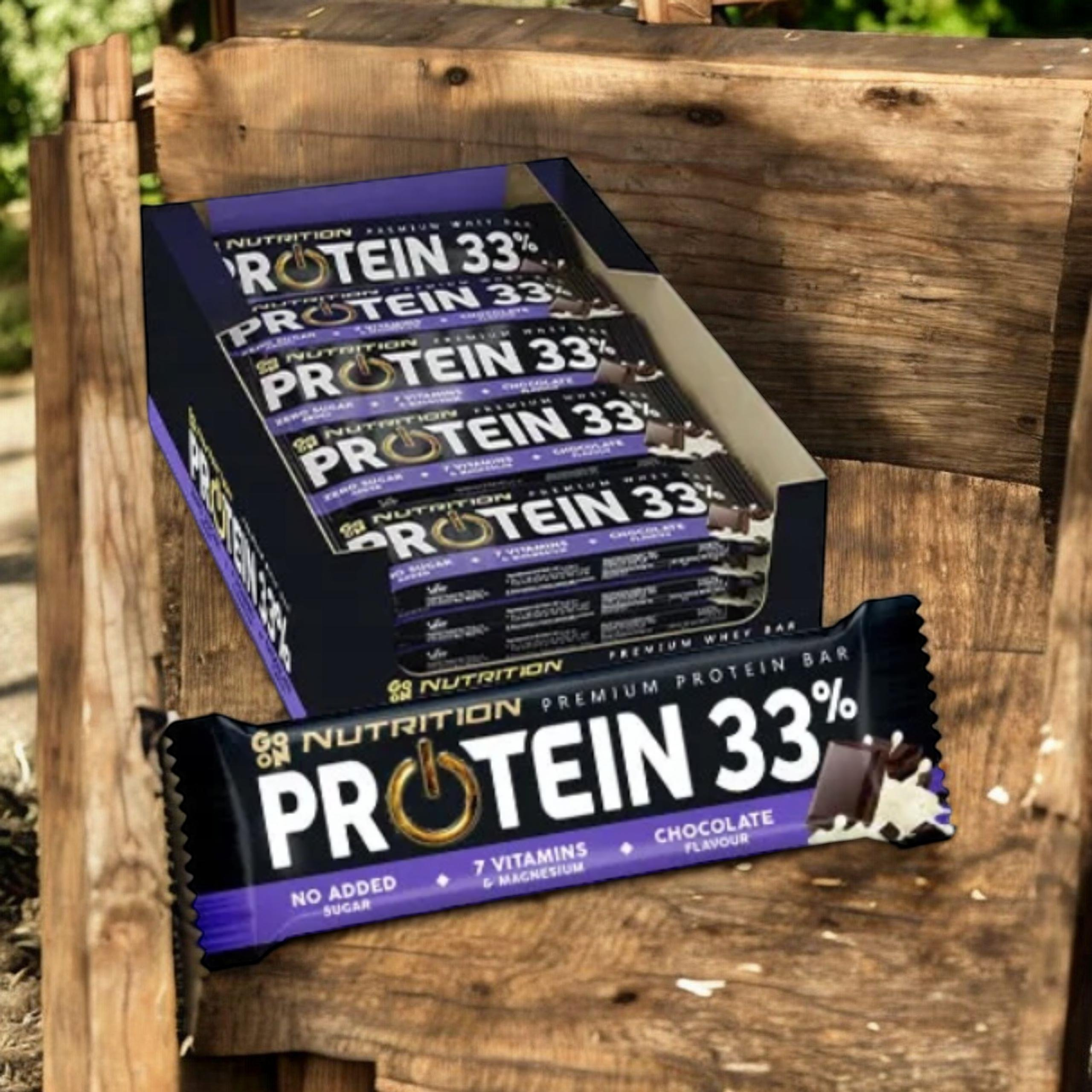 GO ON NUTRITION - Go On Protein 33% Riegel - 25x 50g