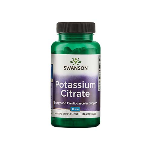 SWANSON Potassium Citrat 99mg - 120caps.