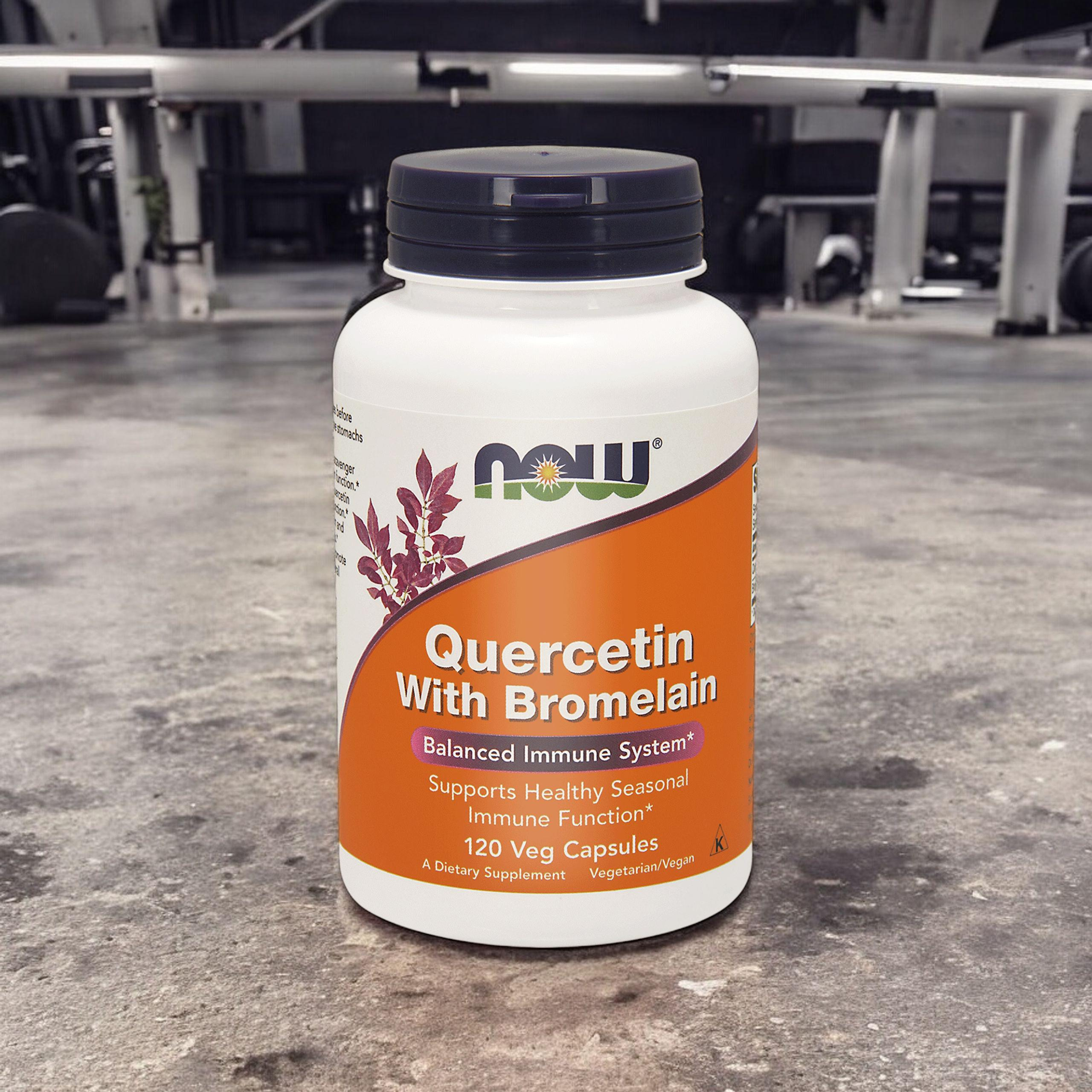 NOW Quercetin With Bromelain - 120vcaps