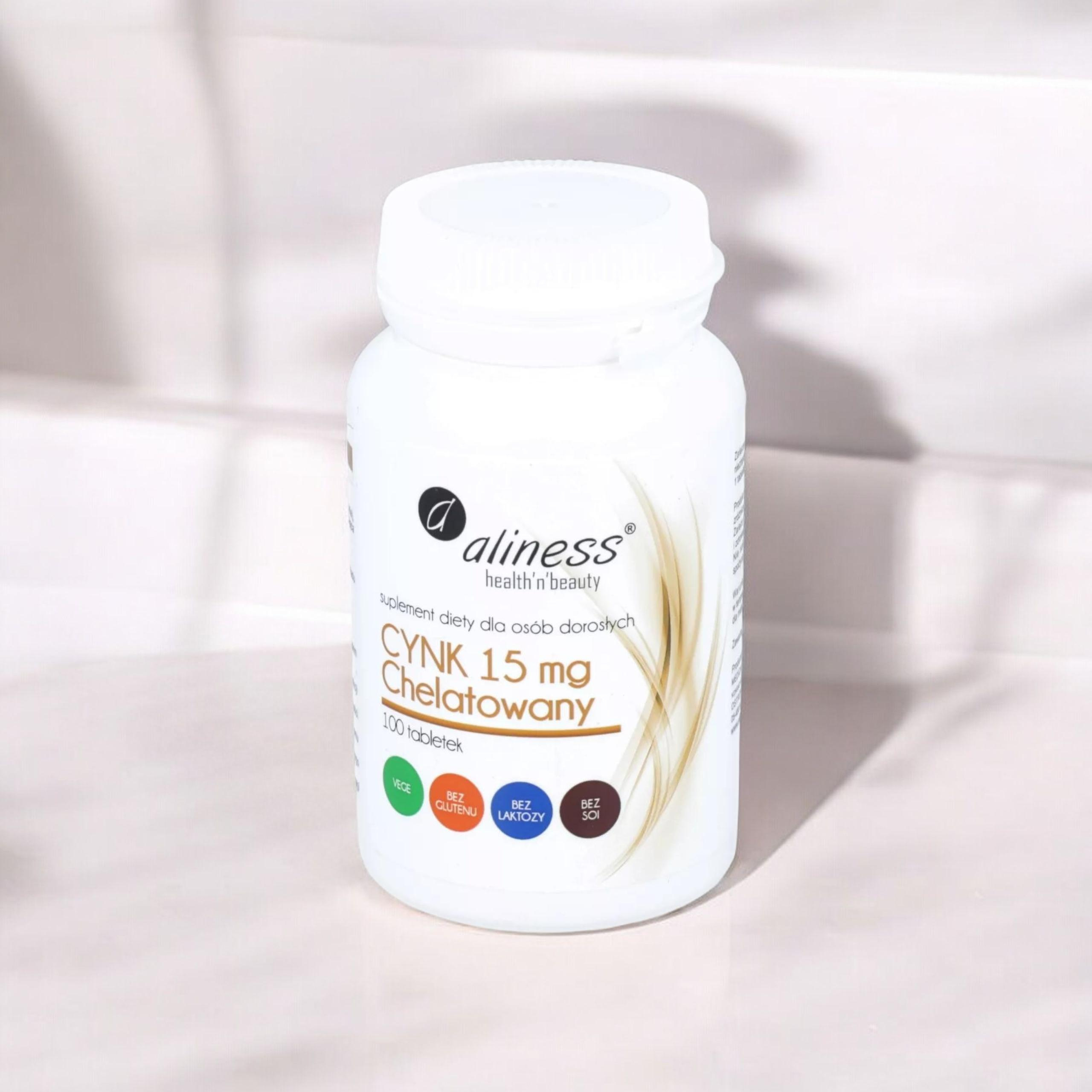 ALINESS - Chelatiertes Zink 15mg - 100vtabs.