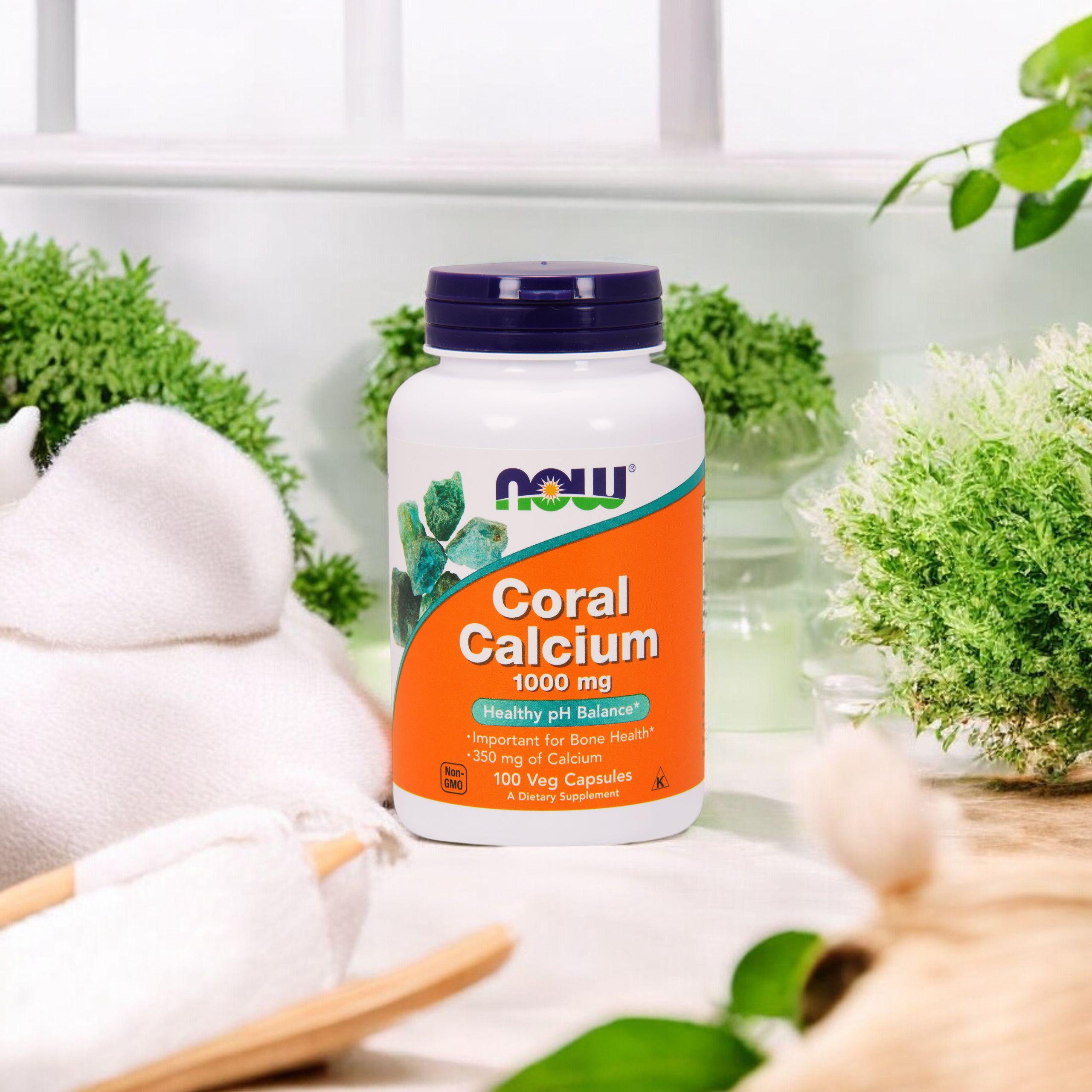 NOW Coral Calcium 1000mg - 100vegcaps