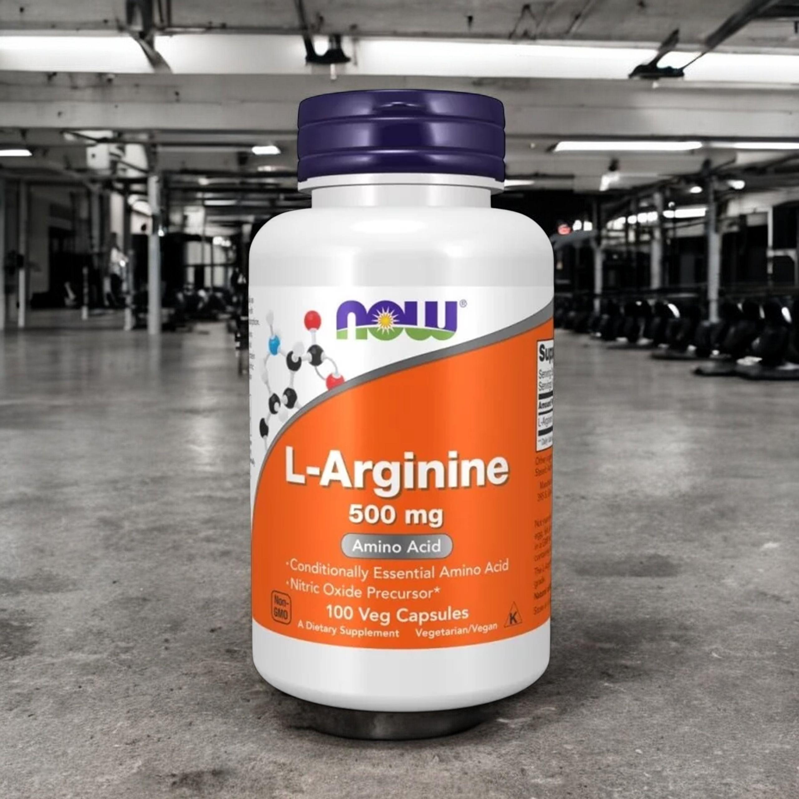NOW L-Arginine 500mg - 100 veg capsules