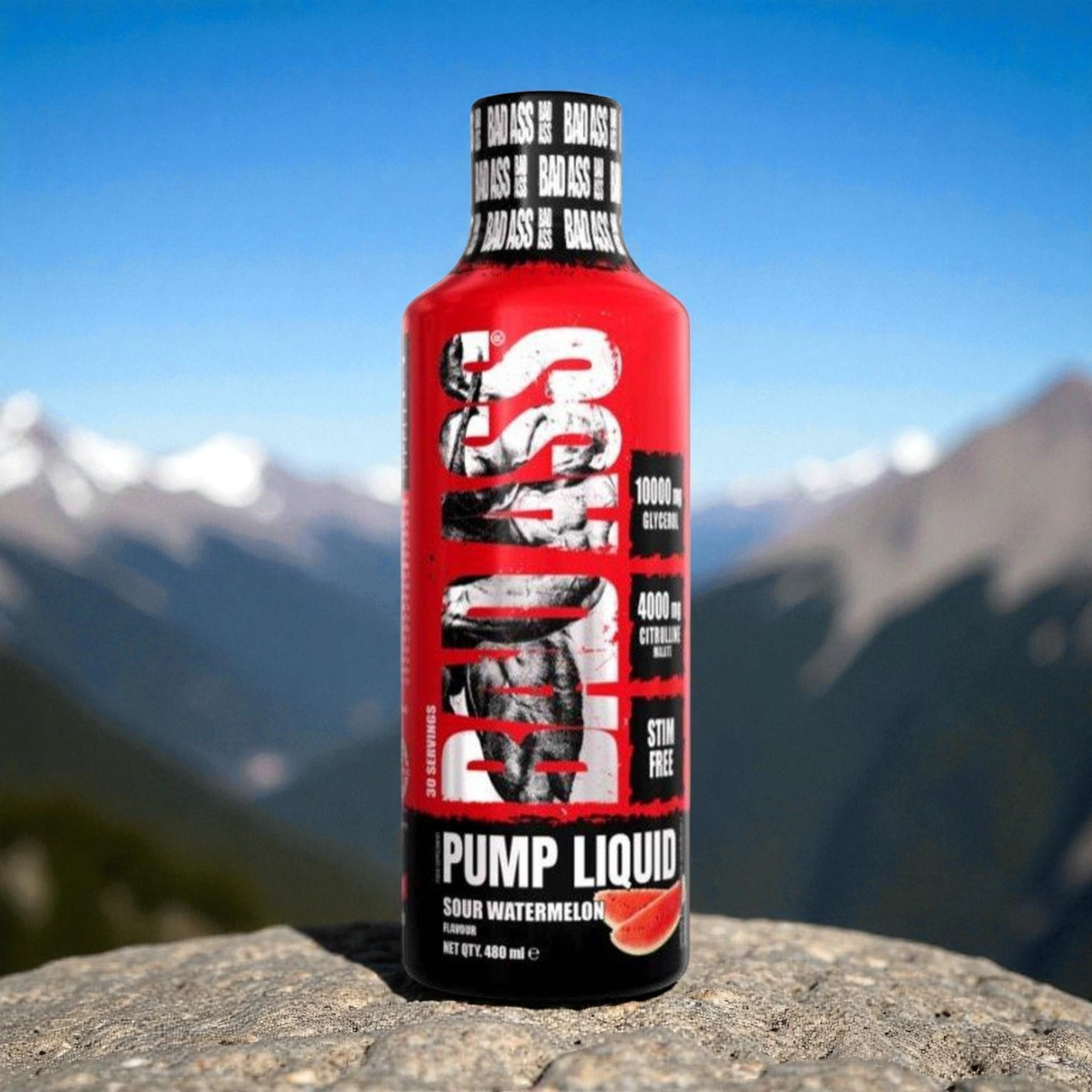 BAD ASS - Bad Ass Pump Liquid - 480ml - Sour Watermelon - AUSVERKAUF - 31-03
