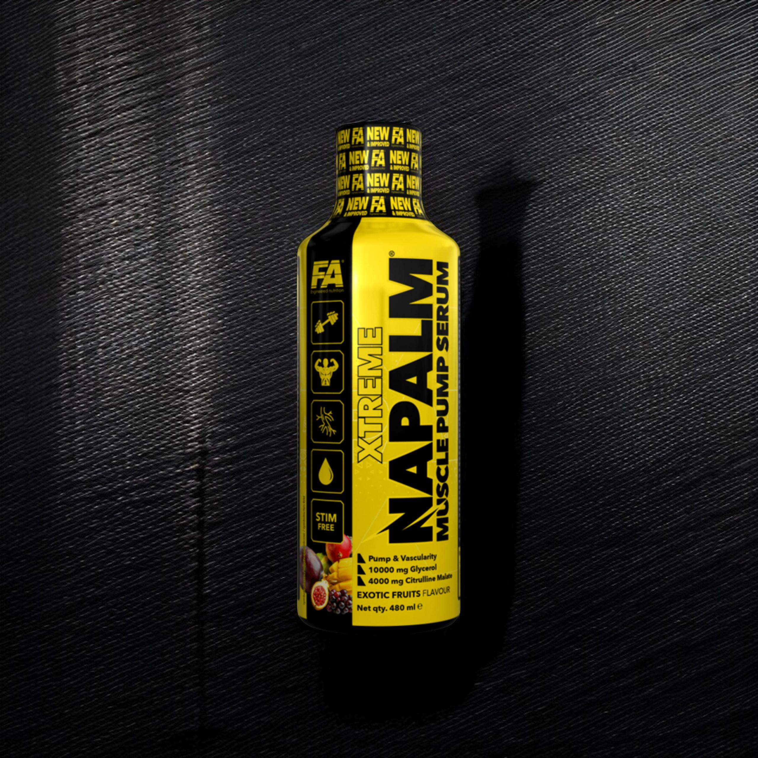 FITNESS AUTHORITY Napalm Muscle Pump Serum - 480ml - ExoticFruits - AUSVERKAUF - 31-03