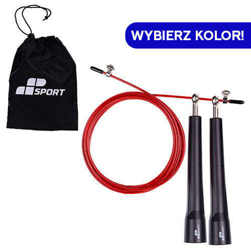 MP SPORT Jump Rope Plastic Handle - Springseil mit Plastikgriffen - 3m