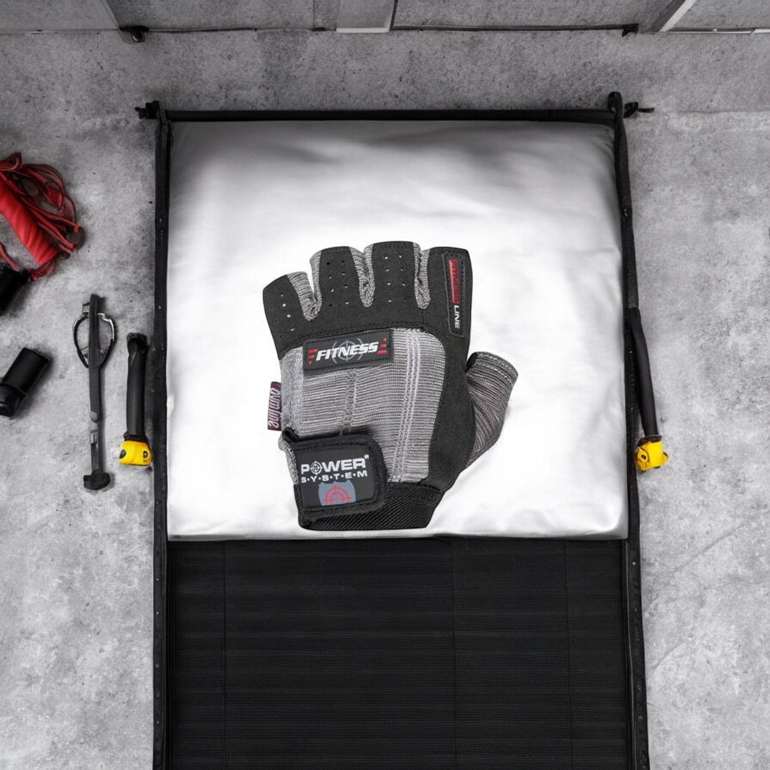 POWER SYSTEM Fitnesshandschuhe - Szaro-Czarne