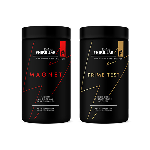 HIRO.LAB Prime Test - 120vcaps. + Magnet - 90vcaps.