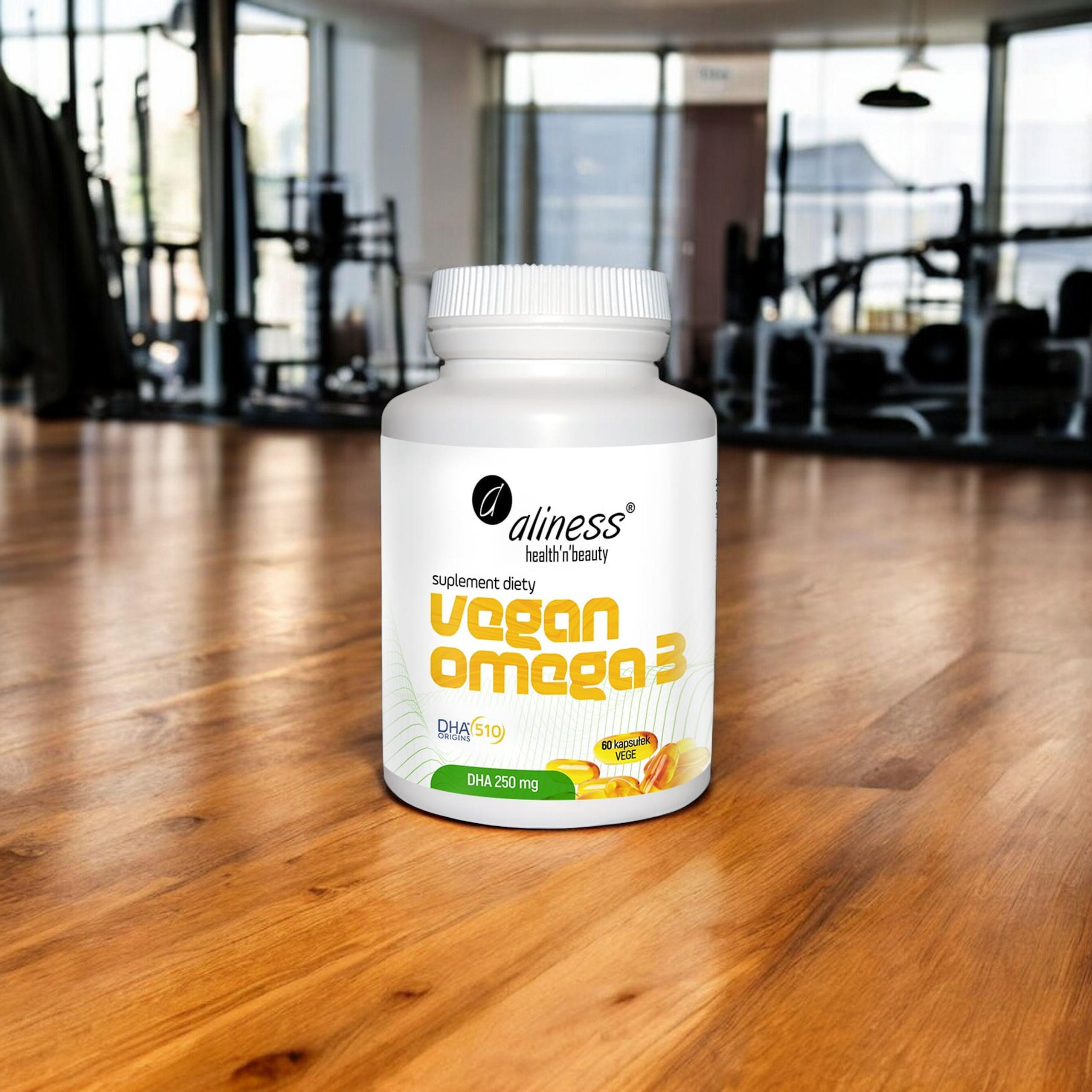 ALINESS - Vegan Omega 3 - DHA 250mg - 60caps.