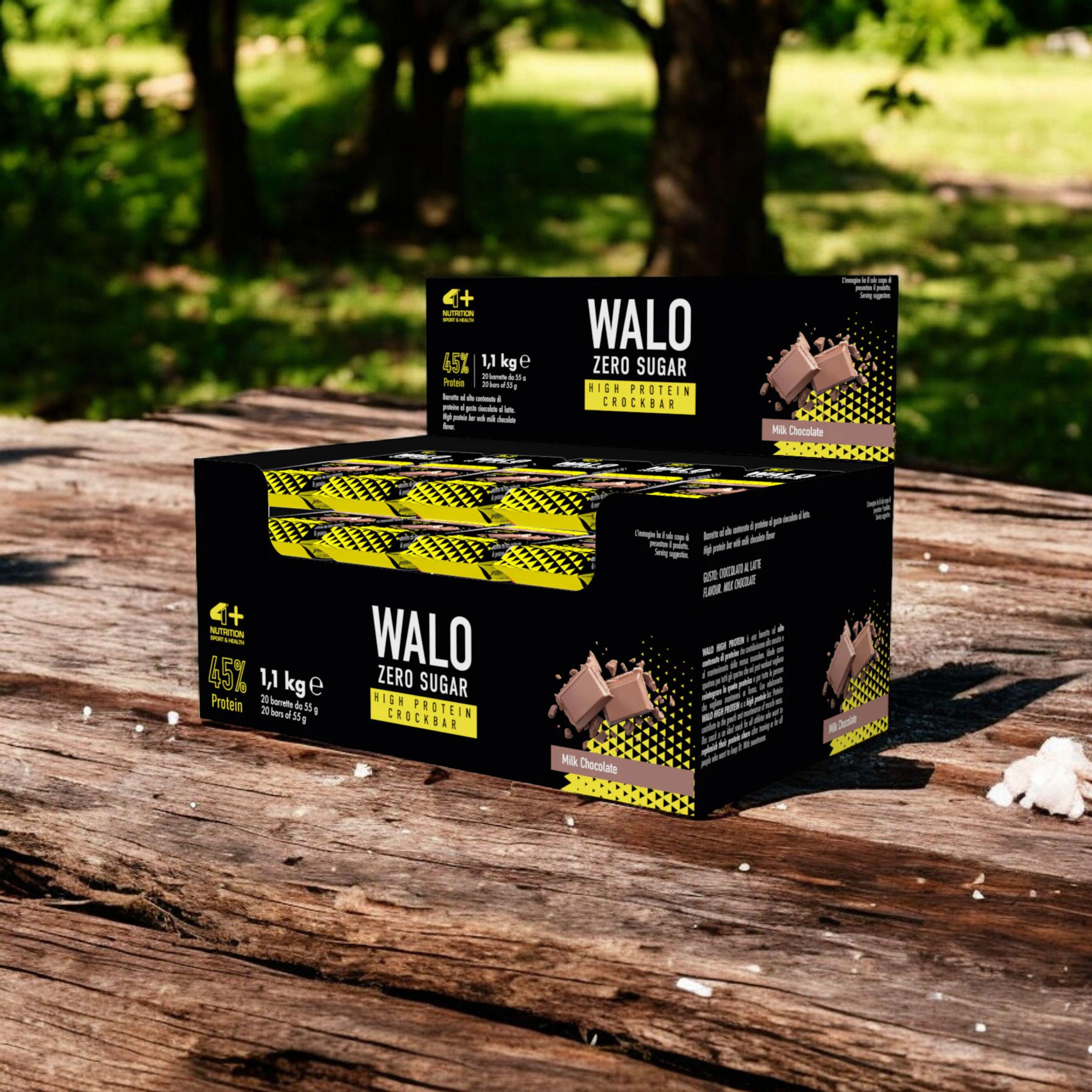 4+ NUTRITION - Walo ZeroSugar CrockBar HP 45% - 20x 55g