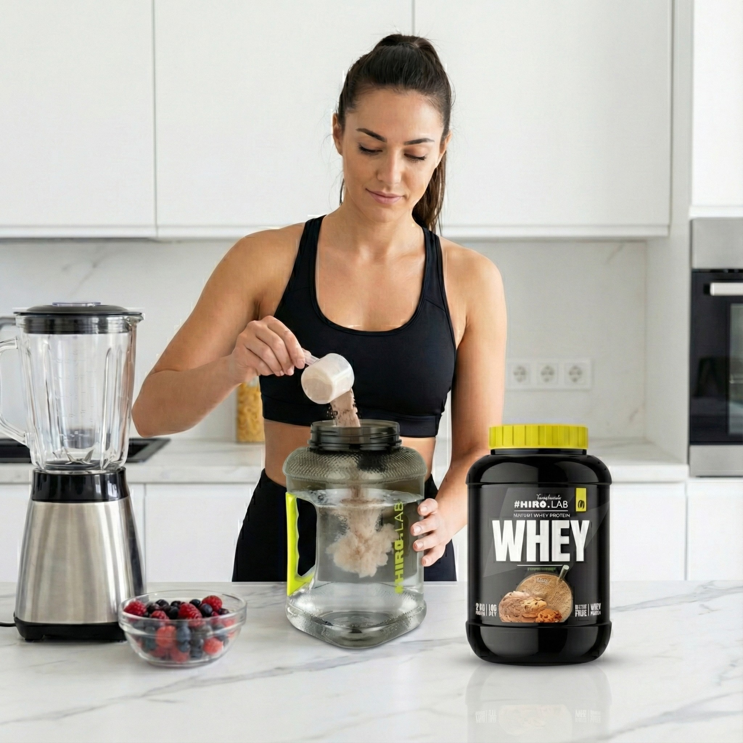 HIRO.LAB Wasserkanister Crater Cap - 1,89l - Kanister, Trinkflasche, Wasserflasche