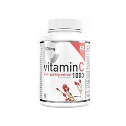 FITNESS AUTHORITY Vitamin C 1000 mit Hagebuttenextrakt - 90 Tabletten