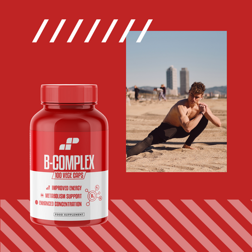 MP NUTRITION Vitamin B-Complex - 100vcaps - Kompleks Vitaminów B