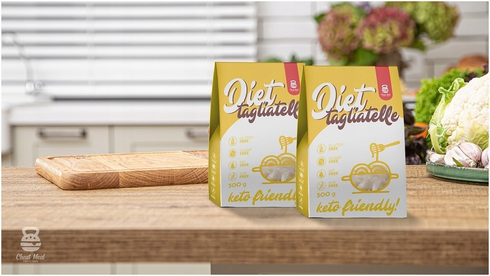 Cheat Meal Nutrition Diet 2x Tagliatelle + 2x Noodles - 4x 400g (4x 300g netto) - Diät-Nudeln