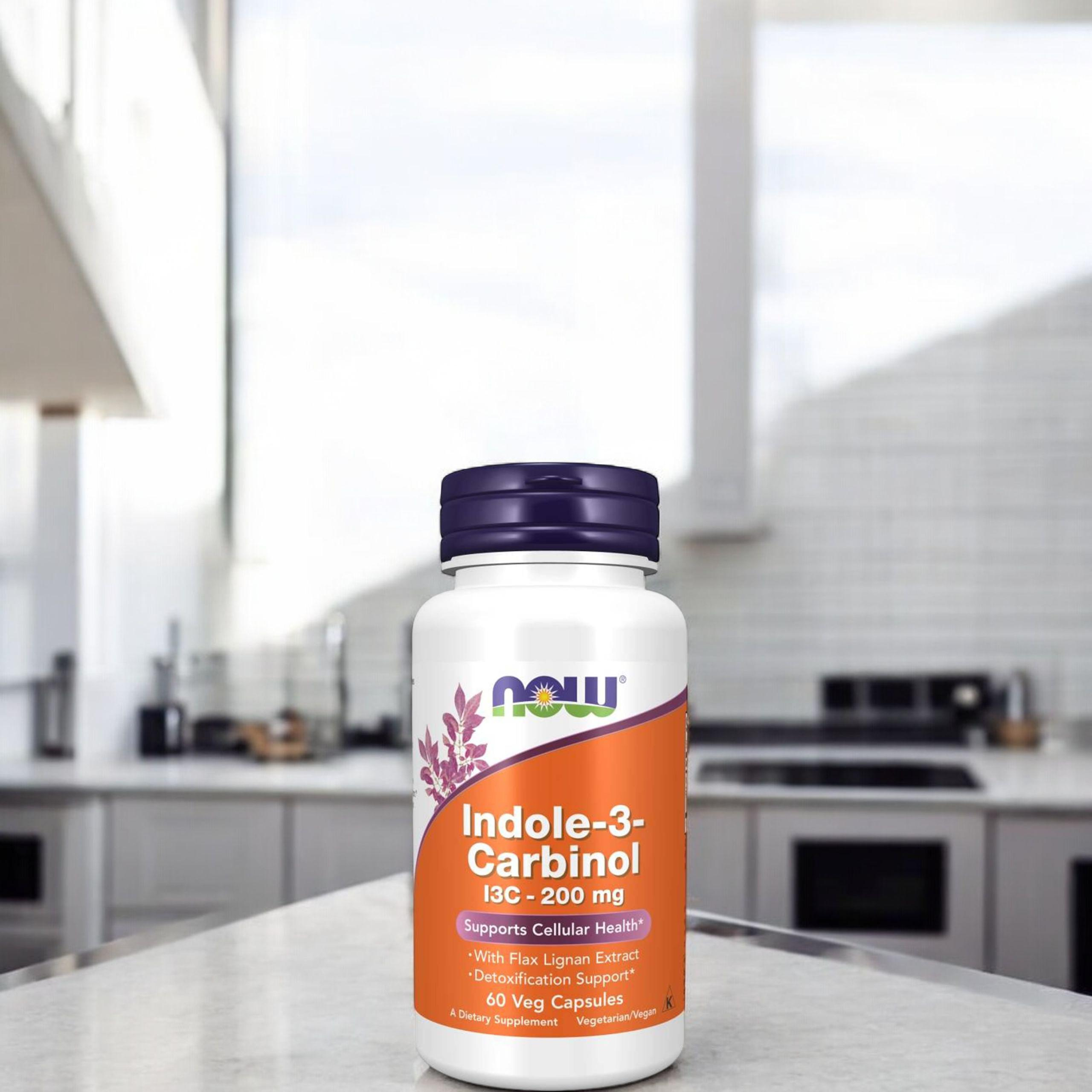 NOW Indole-3-Carbinol (I3C) 200mg - 60vcaps.