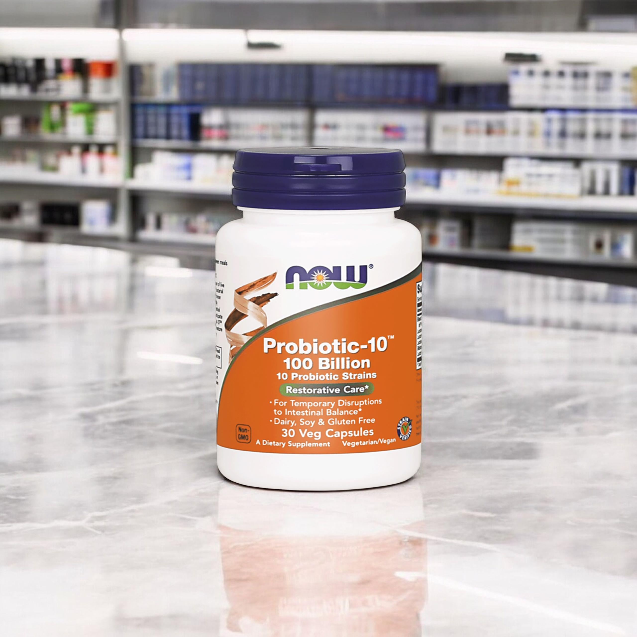 NOW Probiotic-10 100 Billion - 30 Veg Caps