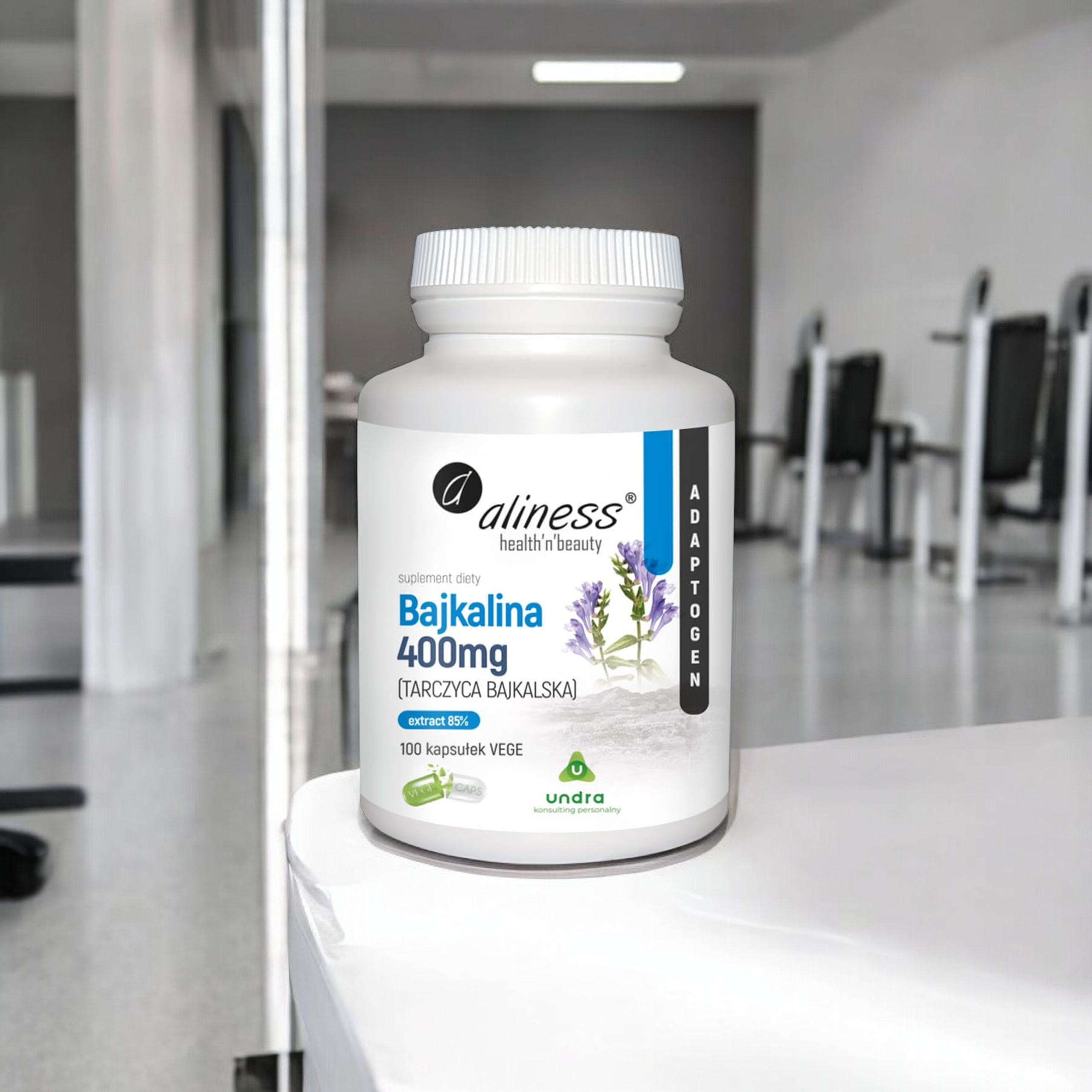 ALINESS Bajkalina 400 mg Schilddrüse Bajkalska - 100vcaps