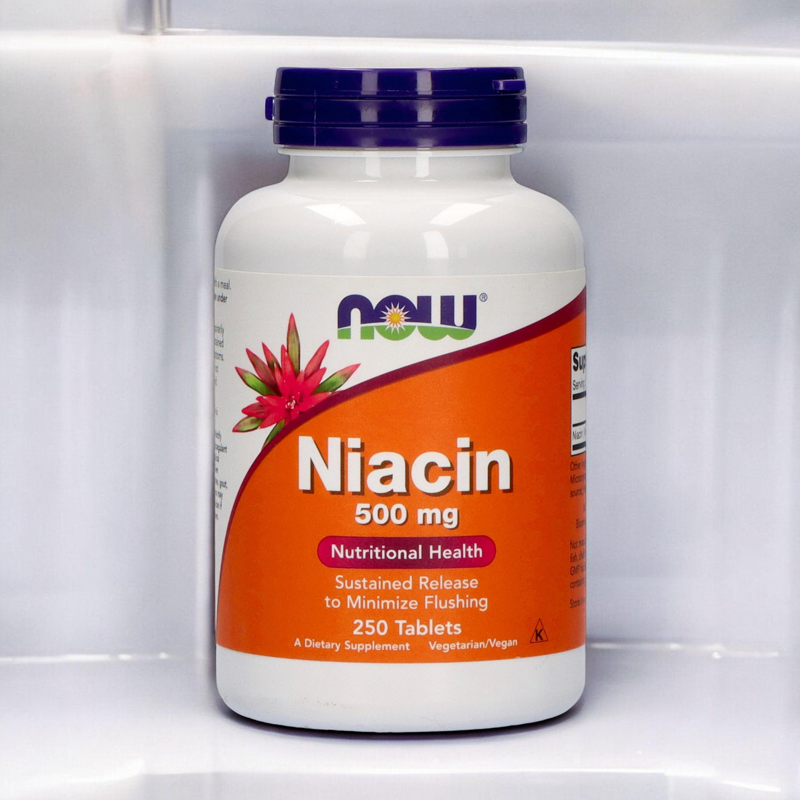 NOW Niacin 500mg - 250tabs