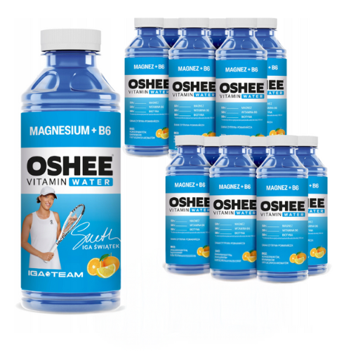 OSHEE Vitamin Wasser Magnesium+ B6 12x 555ml 